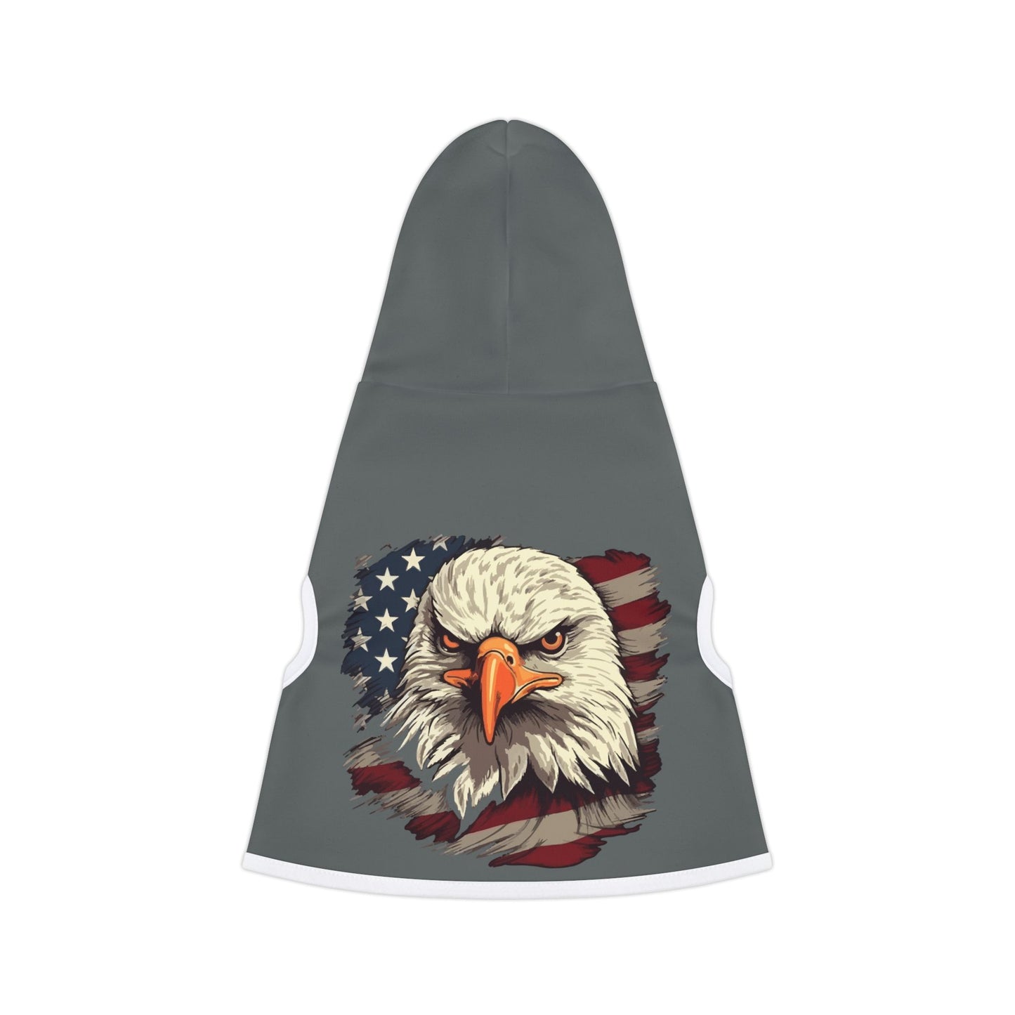 Princess Grace Patriotic Eagle Pet Hoodie for Dogs USA Flag Design