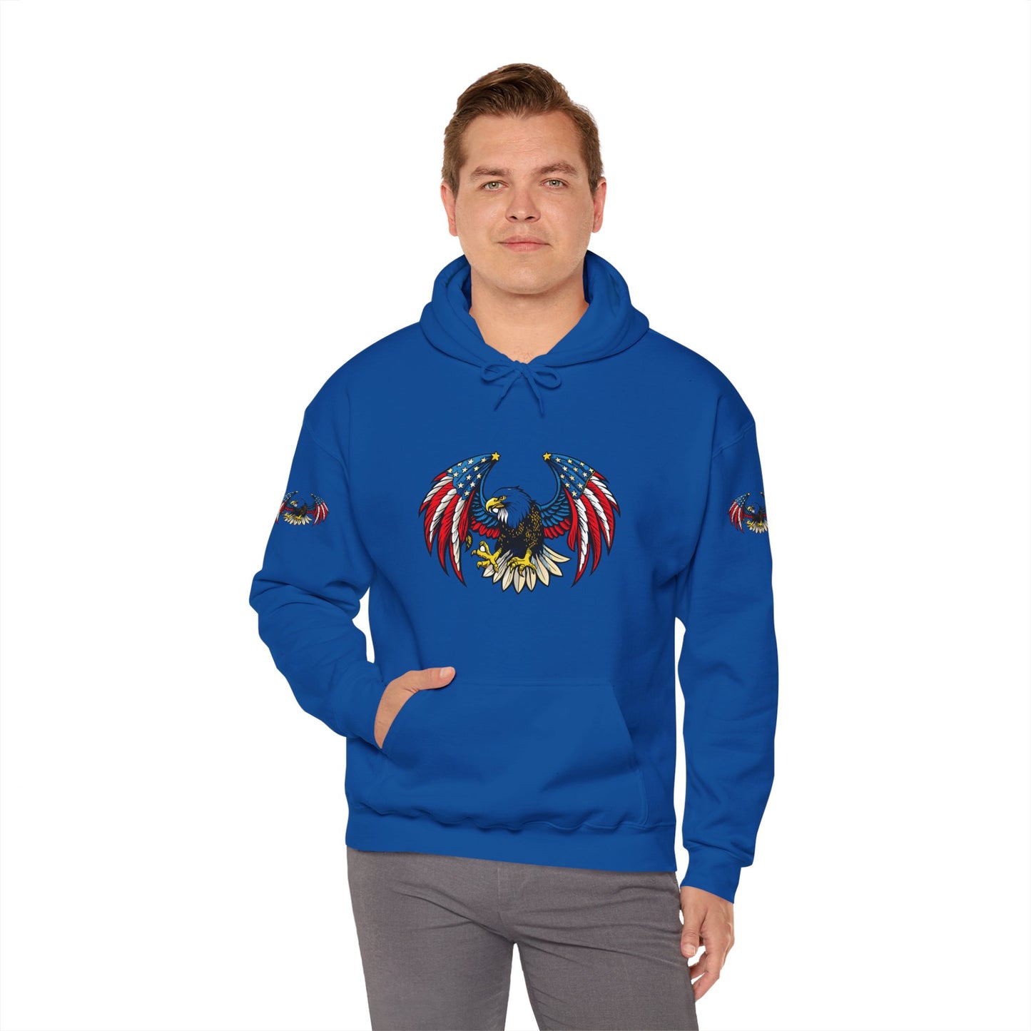 Princess Grace American Eagle Emblem Patriotic Unisex Hoodie