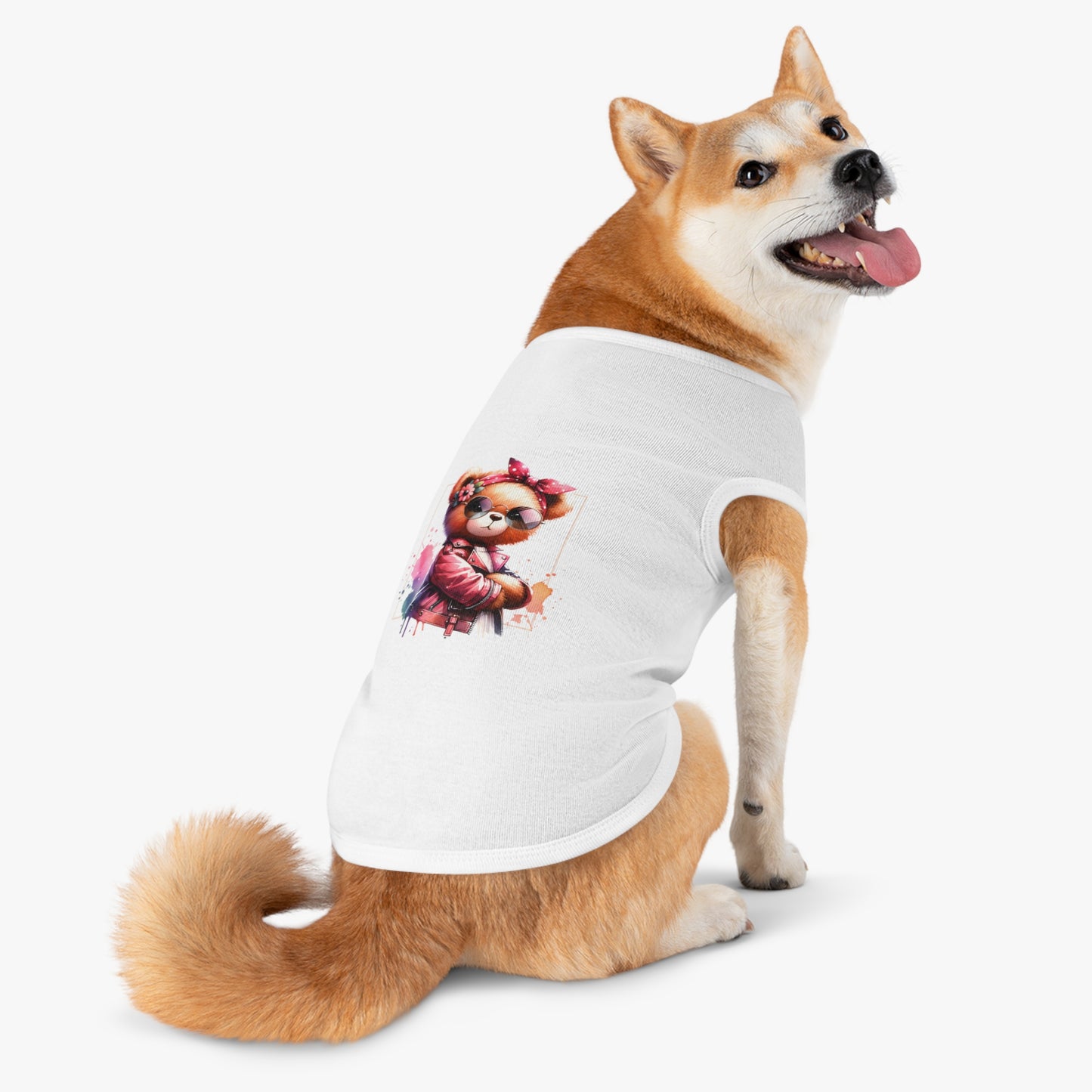 Princess Grace CUTE Pet Tank Top Adorable Dog Tee for Summer Adventures
