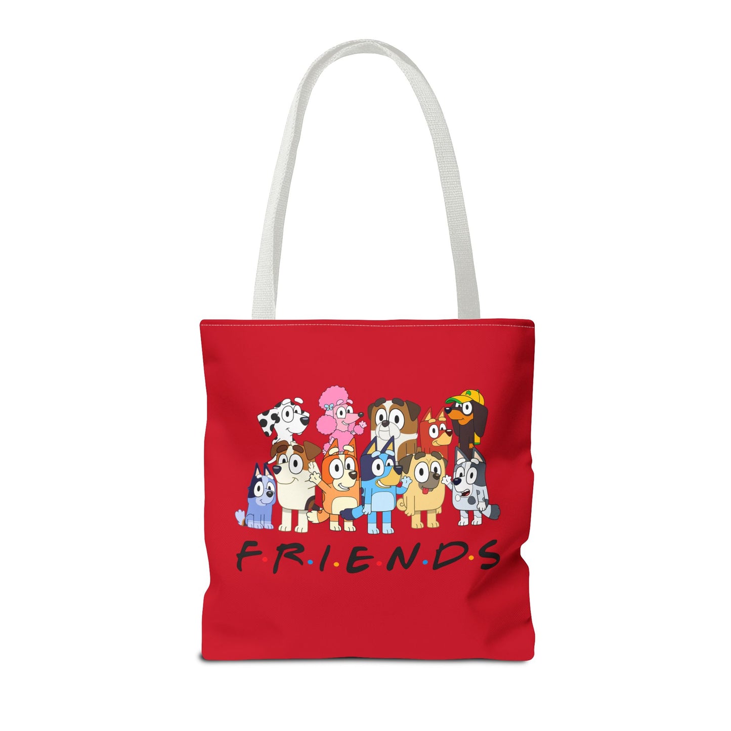 Princess Grace Colorful Cartoon Friends Tote Bag Perfect for Animal Lovers and Everyday Use