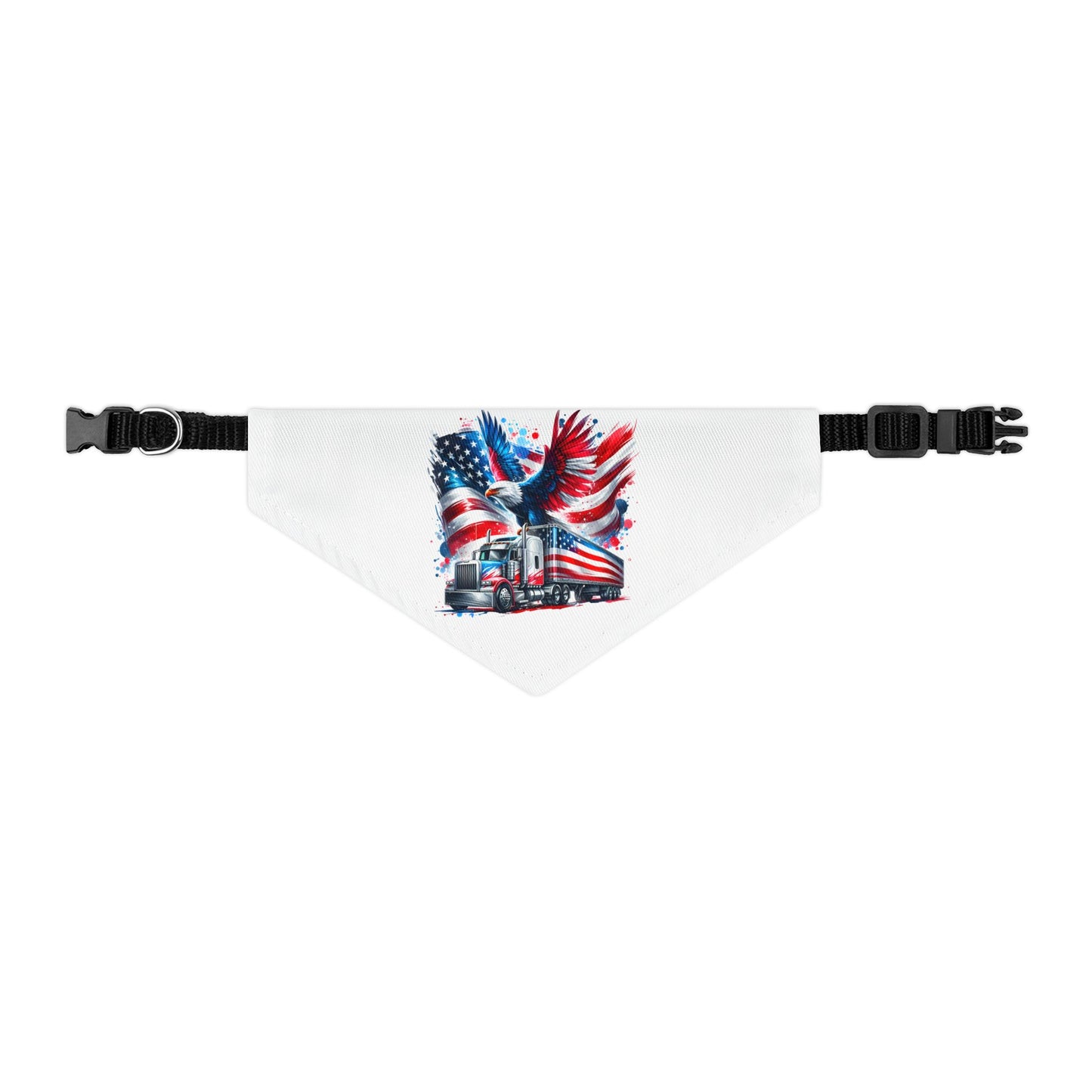 Princess Grace Patriotic Pet Bandana Collar USA Flag Design for Dogs