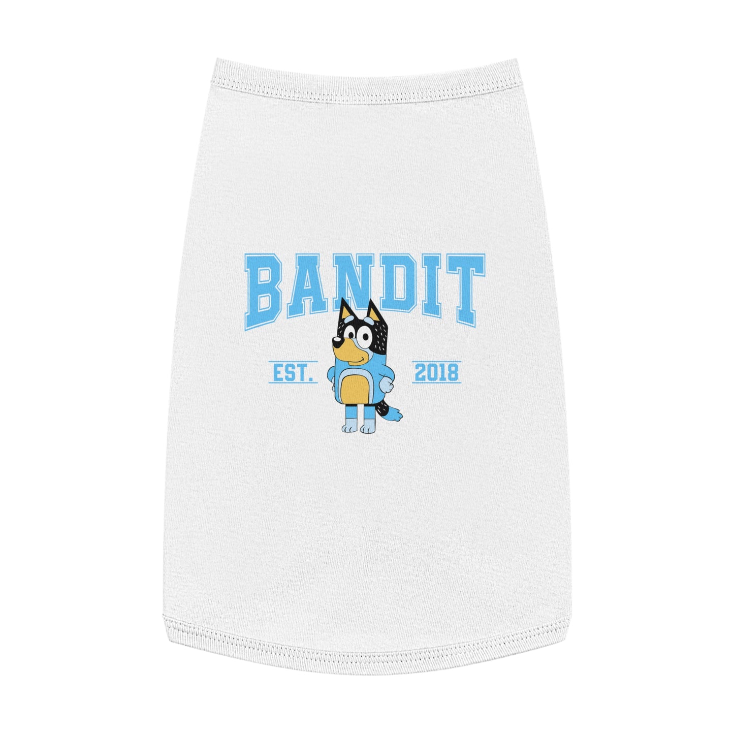 Princess Grace BLUEY Cute Dog Tank Top 'Bandit' Pet Apparel for Stylish Dogs