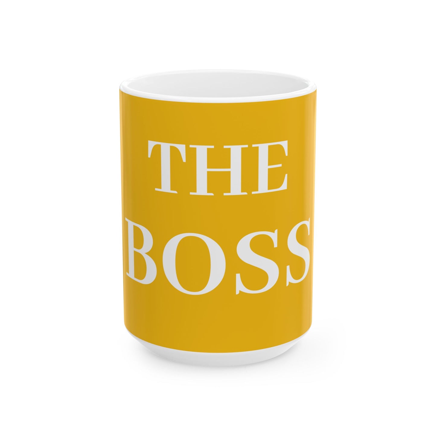 Princess Grace The Boss Yellow Ceramic Mug Perfect Gift for Leaders and Entrepreneurs