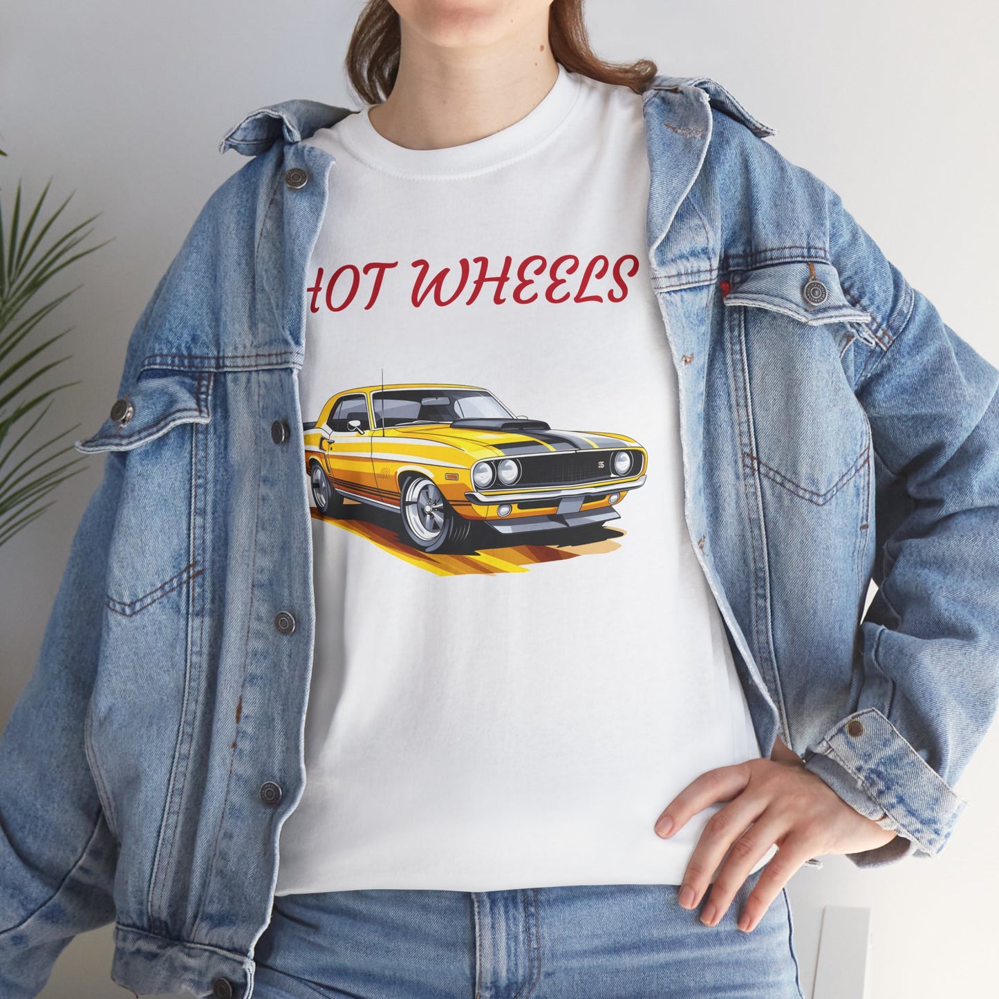 Princess Grace Vintage Hot Wheels Unisex Heavy Cotton Tee Classic Car Design