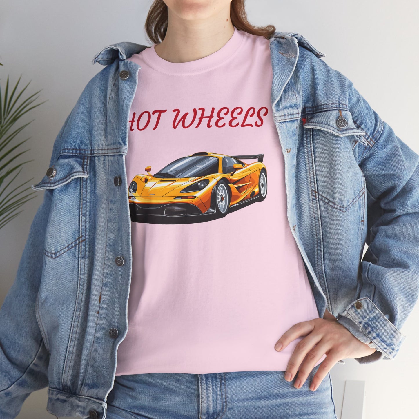 Princess Grace Hot Wheels Unisex Heavy Cotton Tee Cool Car Graphic T-Shirt for Enthusiasts