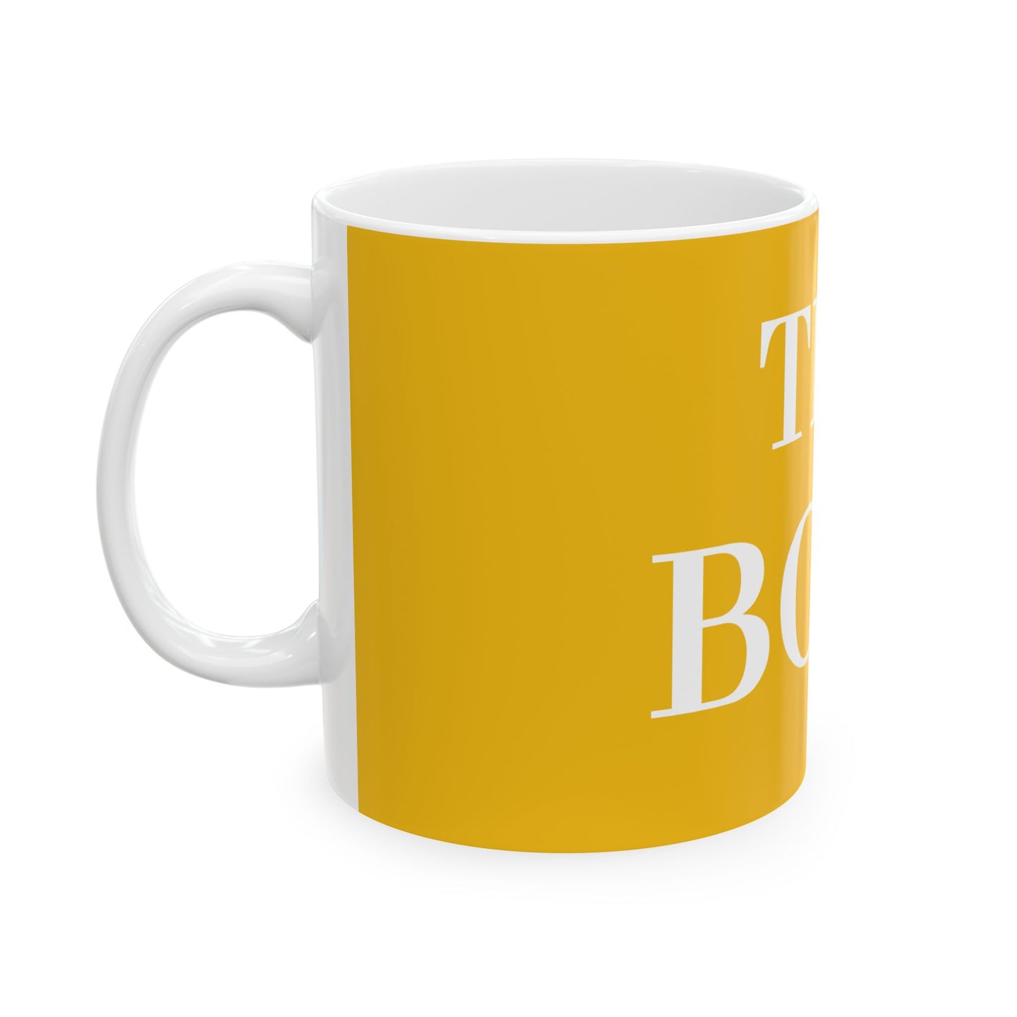 Princess Grace The Boss Yellow Ceramic Mug Perfect Gift for Leaders and Entrepreneurs