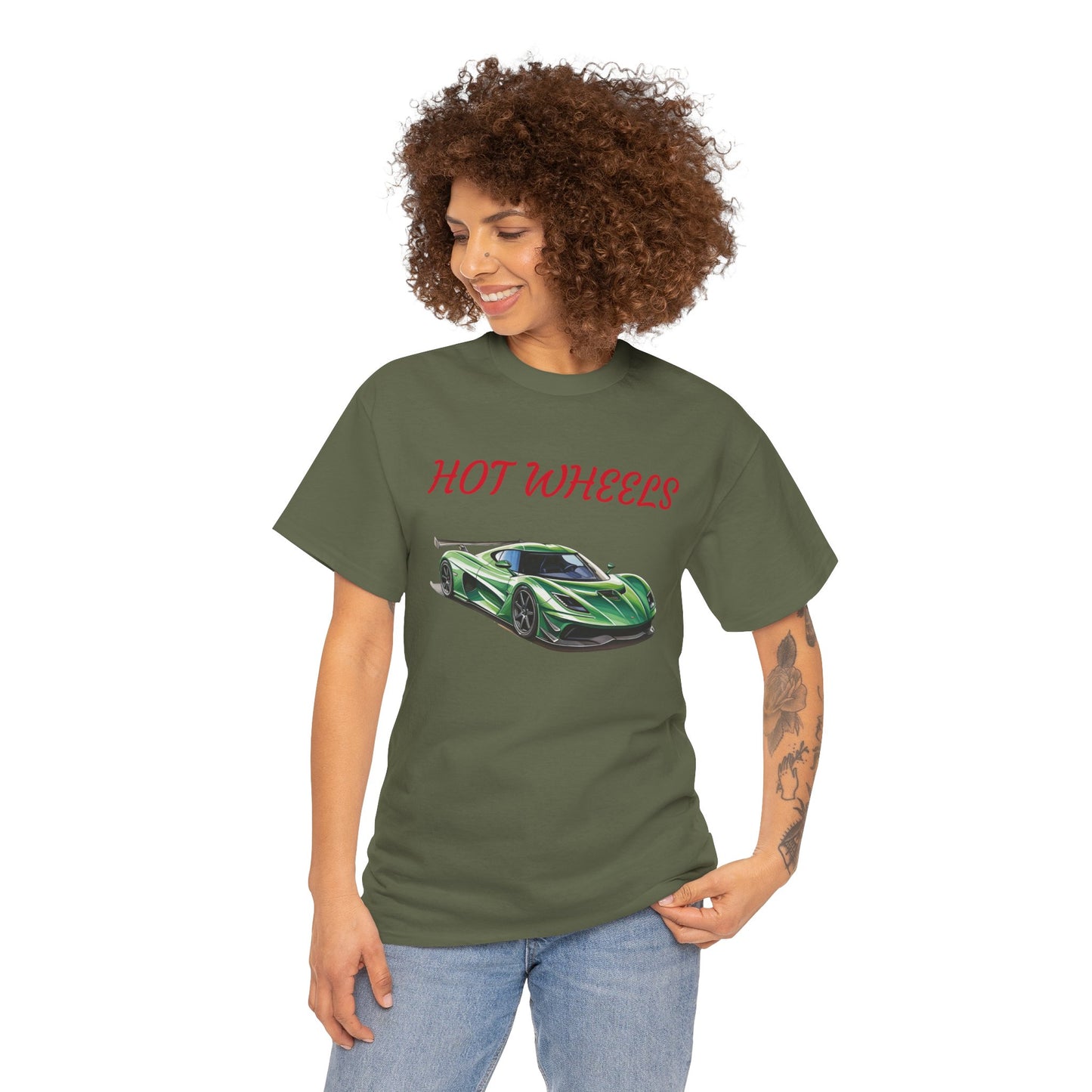 Princess Grace Hot Wheels Unisex Heavy Cotton Tee Car Enthusiast Shirt