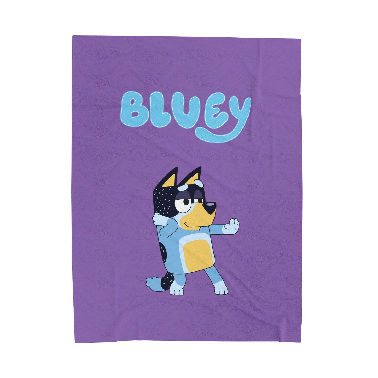 Princess Grace Cozy Bluey Velveteen Plush Blanket for Kids Perfect for Snuggle Time and Bedtime