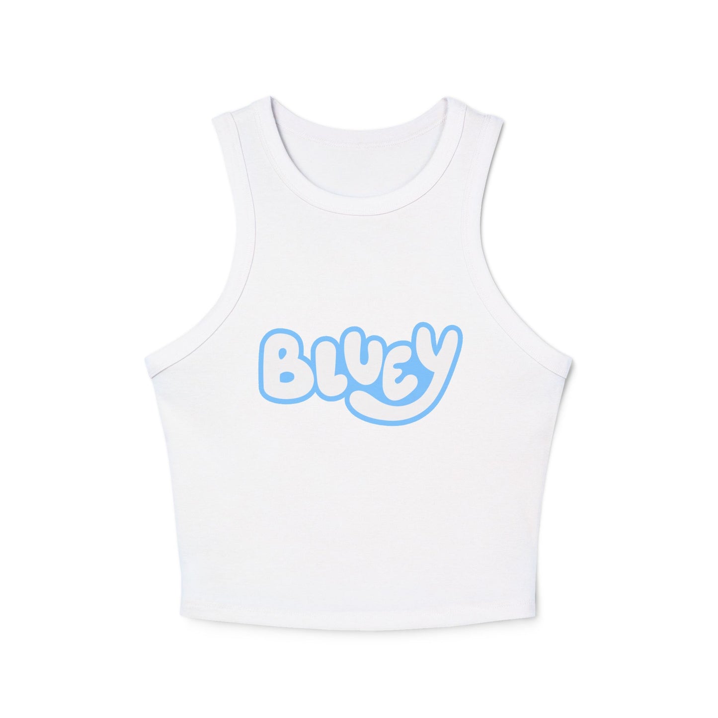 Princess Grace Bluey Women's Micro Rib Racer Tank Top Fun and Stylish for Casual Days