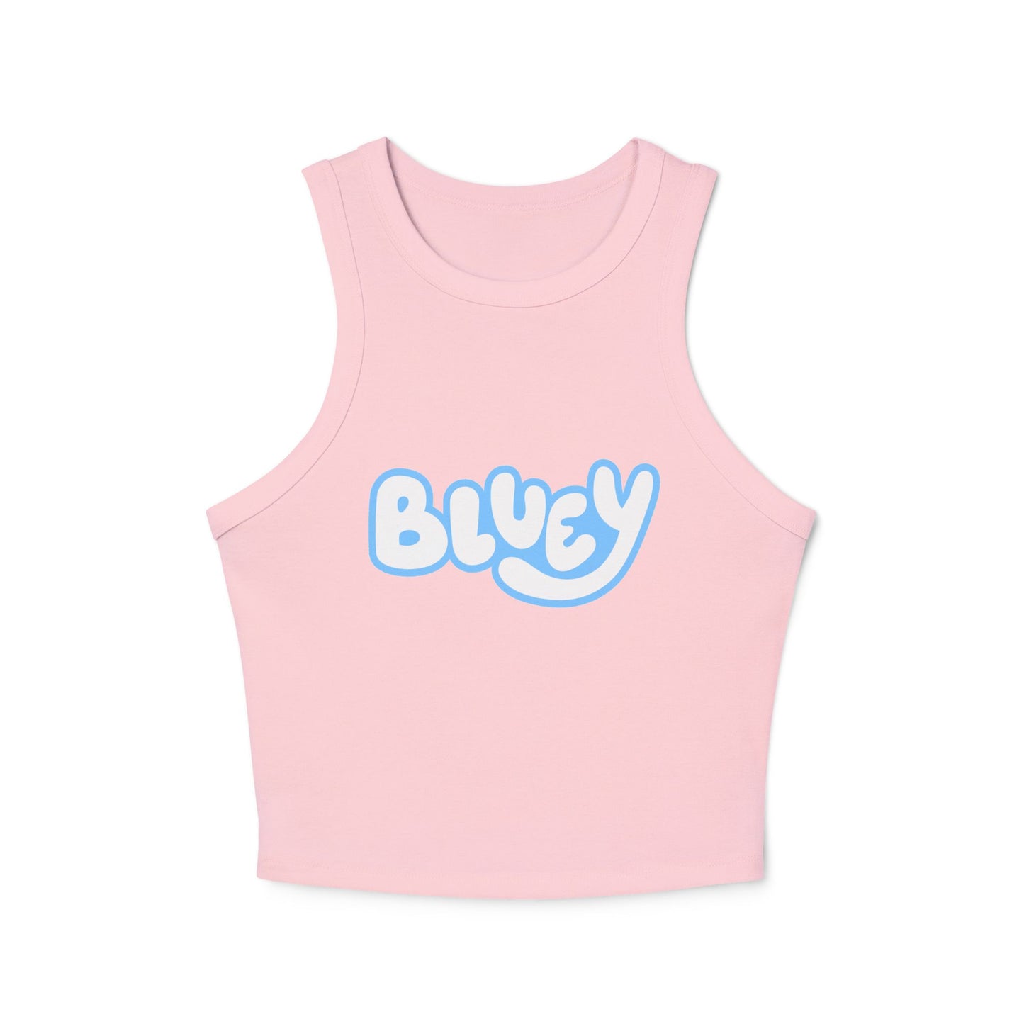 Princess Grace Bluey Women's Micro Rib Racer Tank Top Fun and Stylish for Casual Days