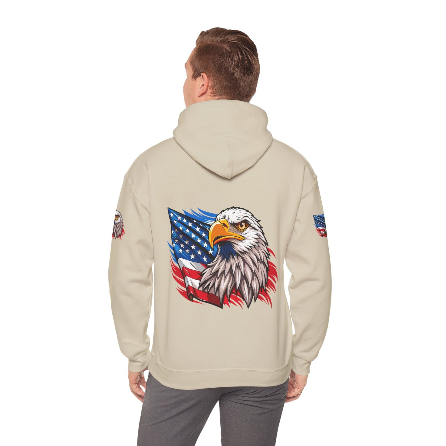 Princess Grace Patriotic Eagle Unisex Heavy Blend Hoodie