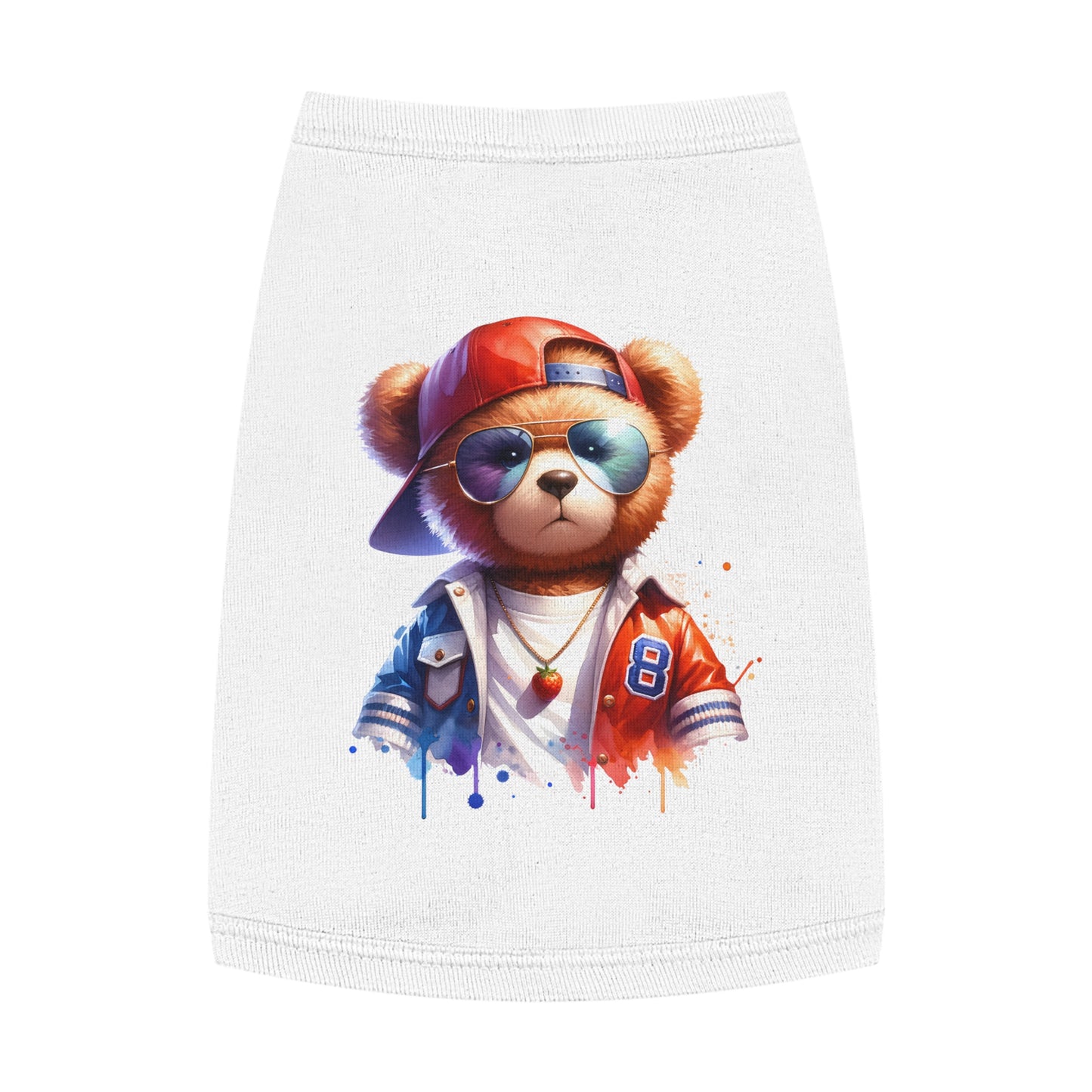 Princess Grace CUTE Cool Bear Pet Tank Top Stylish Dog Apparel for Fun Outings