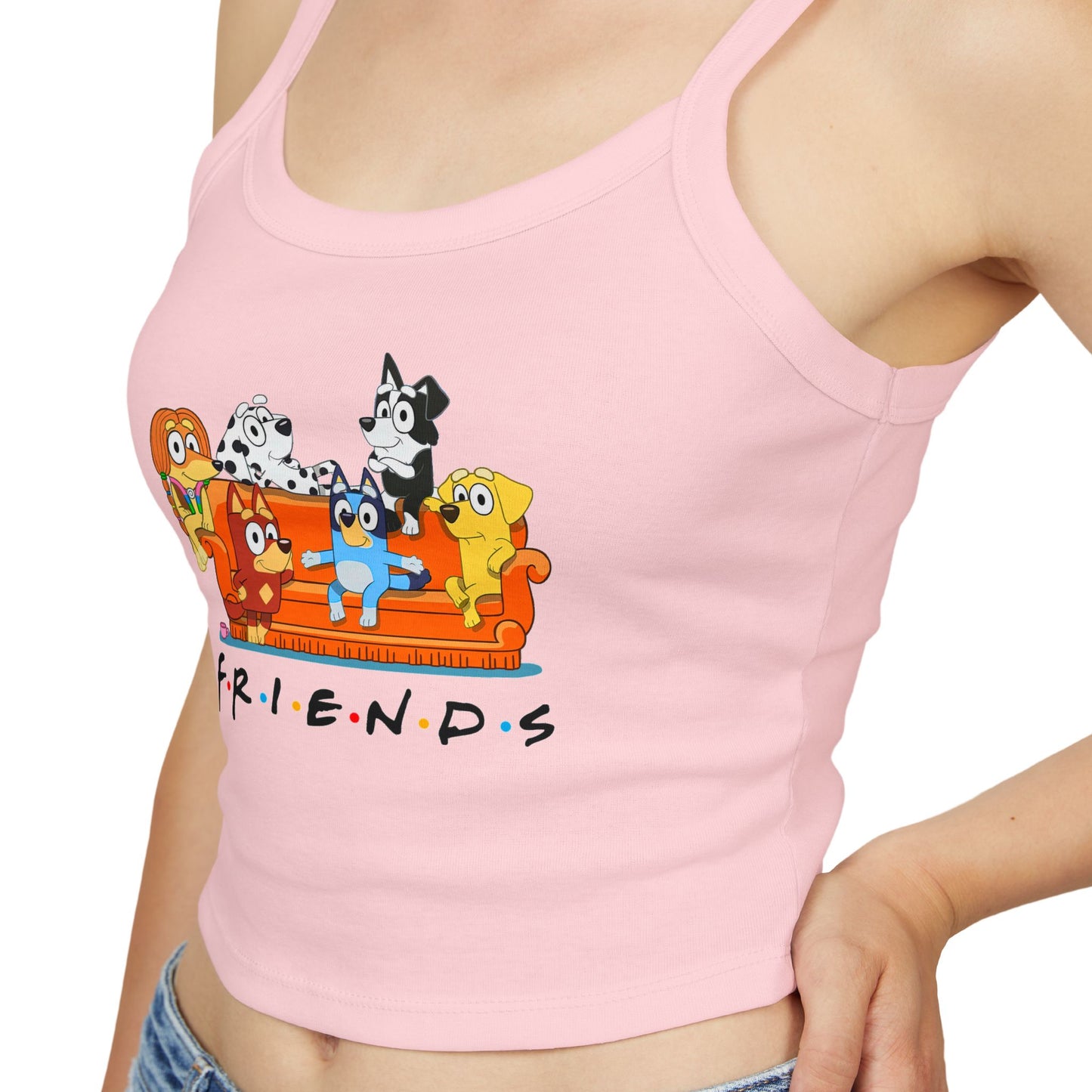 Princess Grace Bluey & Friends Women's Spaghetti Strap Tank Top