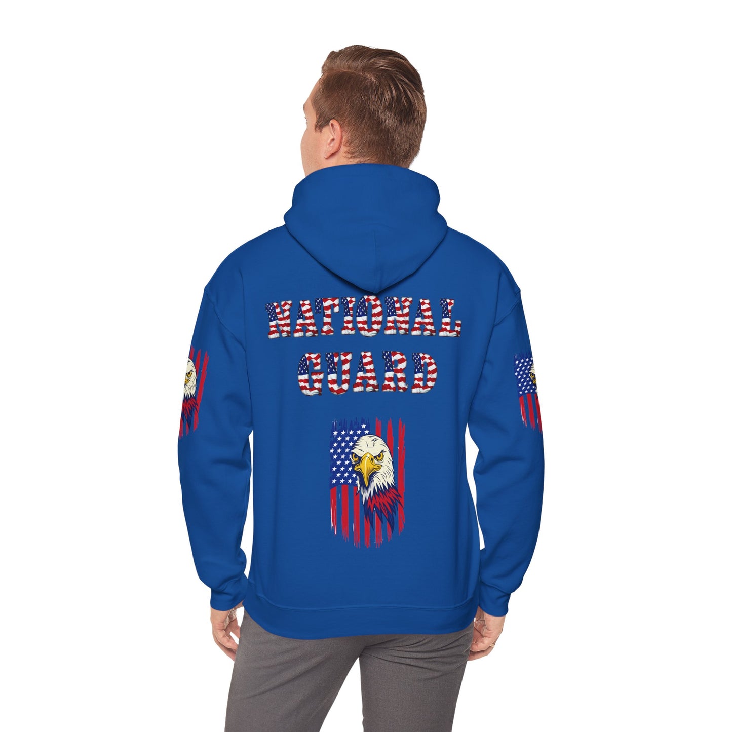 Princess Grace National Guard Patriotic Hoodie Unisex Heavy Blend Sweatshirt