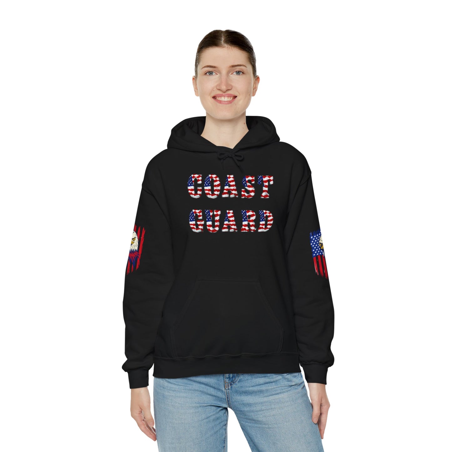 Princess Grace Patriotic Coast Guard Sweatshirt Unisex Heavy Blend Hoodie