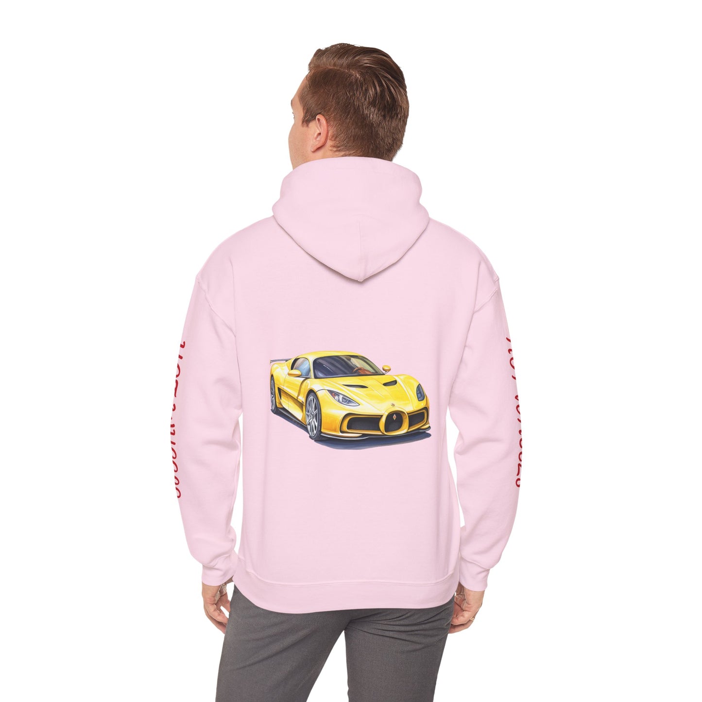 Princess Grace Hot Wheels Unisex Hooded Sweatshirt Racing Style for Car Enthusiasts