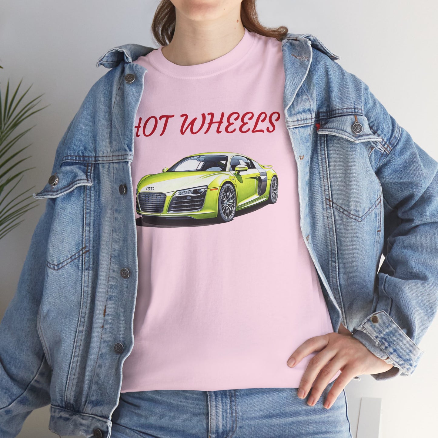 Princess Grace Cool Hot Wheels Unisex Heavy Cotton Tee Perfect for Car Enthusiasts