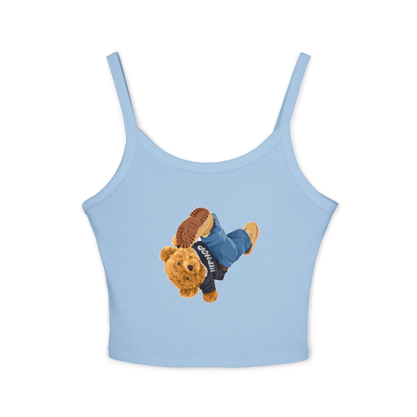 Princess Grace Cute Bear Graphic Women's Spaghetti Strap Tank Top