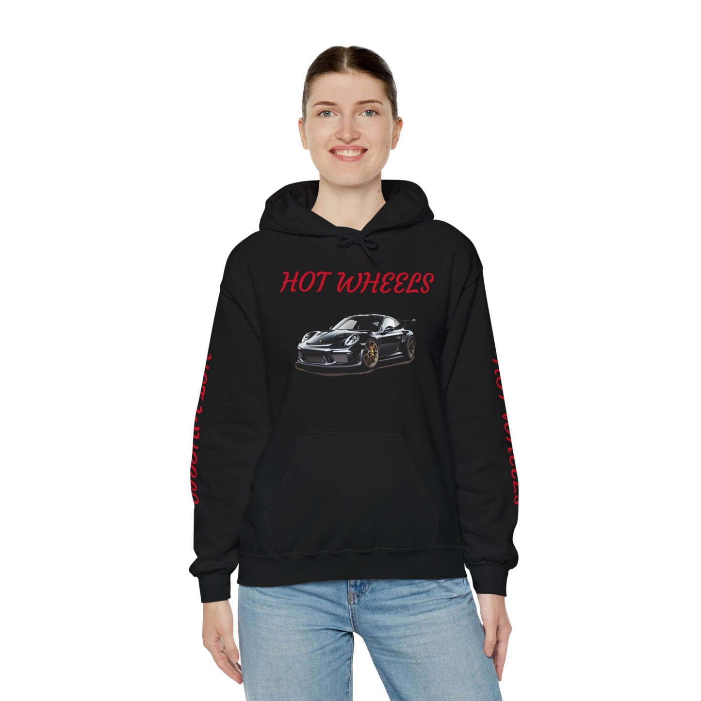 Princess Grace Hot Wheels Unisex Hooded Sweatshirt Passion for Cars and Racing Enthusiasts