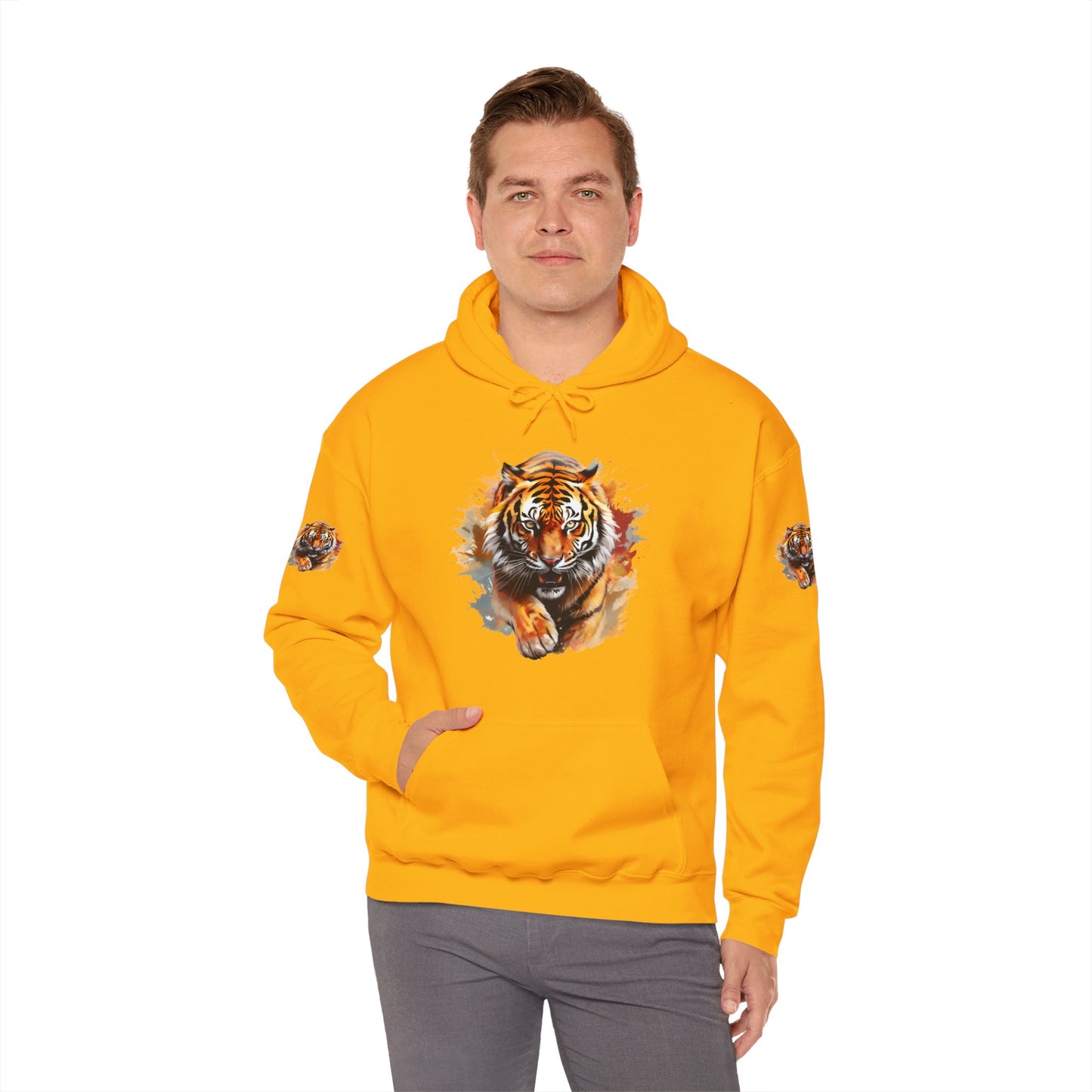 Princess Grace Fierce Tiger Graphic Unisex Heavy Blend Hoodie