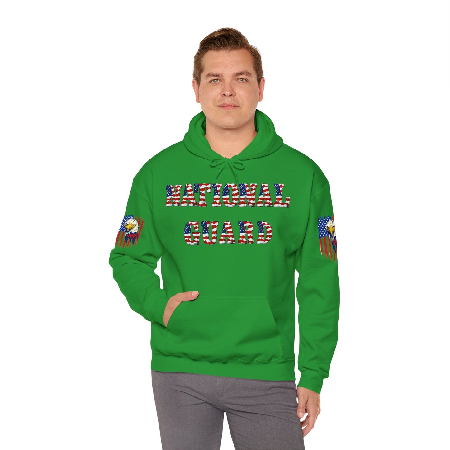 Princess Grace National Guard Patriotic Hoodie Unisex Heavy Blend Sweatshirt
