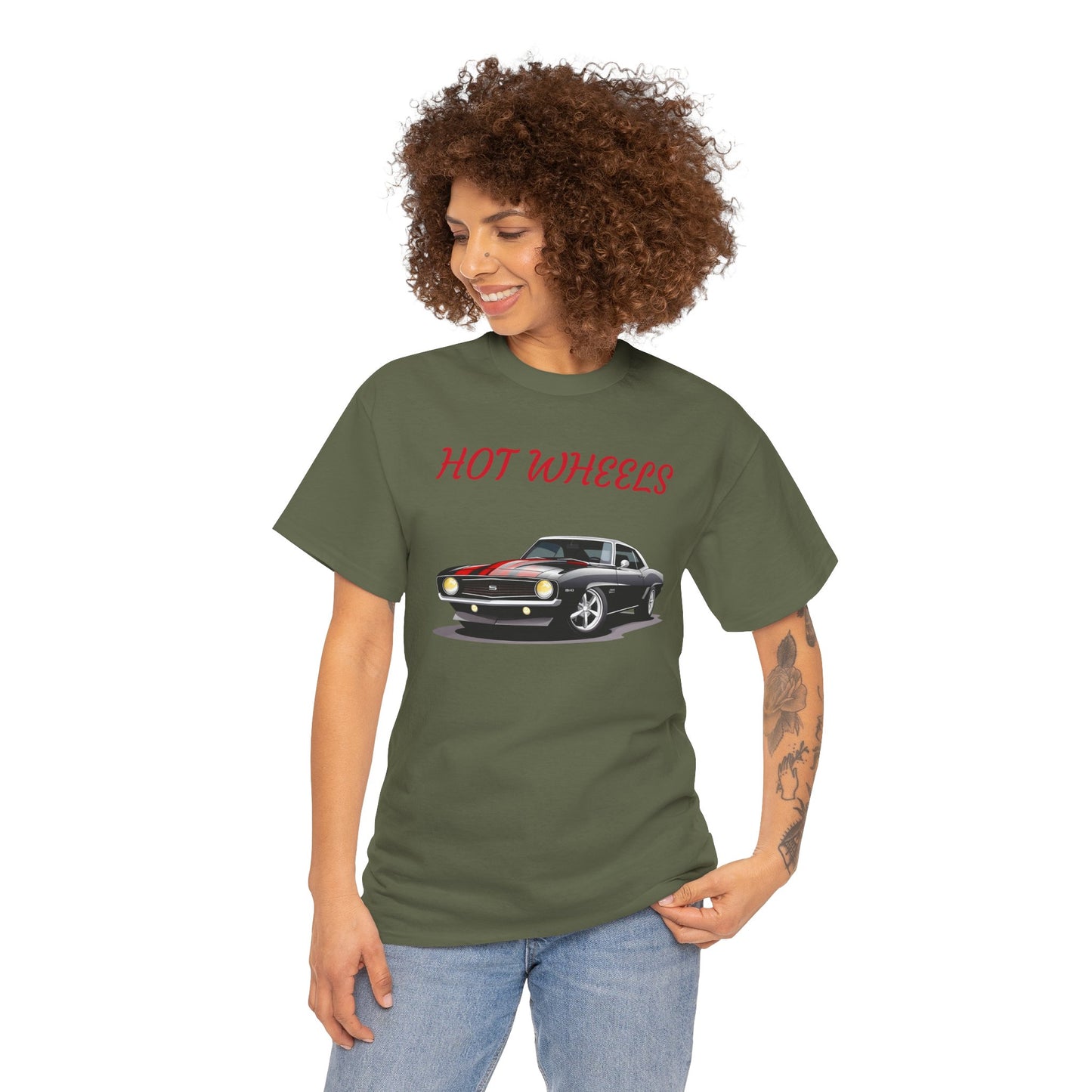 Princess Grace Hot Wheels Unisex Heavy Cotton Tee Classic Car Graphic Style