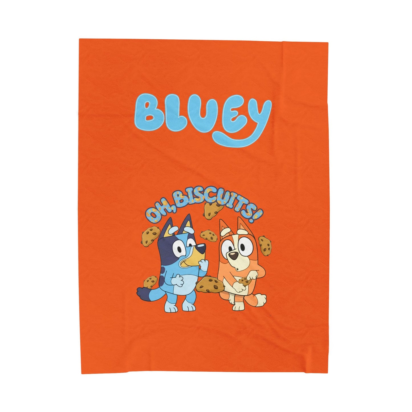 Princess Grace Bluey Cartoon Velveteen Plush Blanket Cozy Kids Gift for Comfort and Playtime