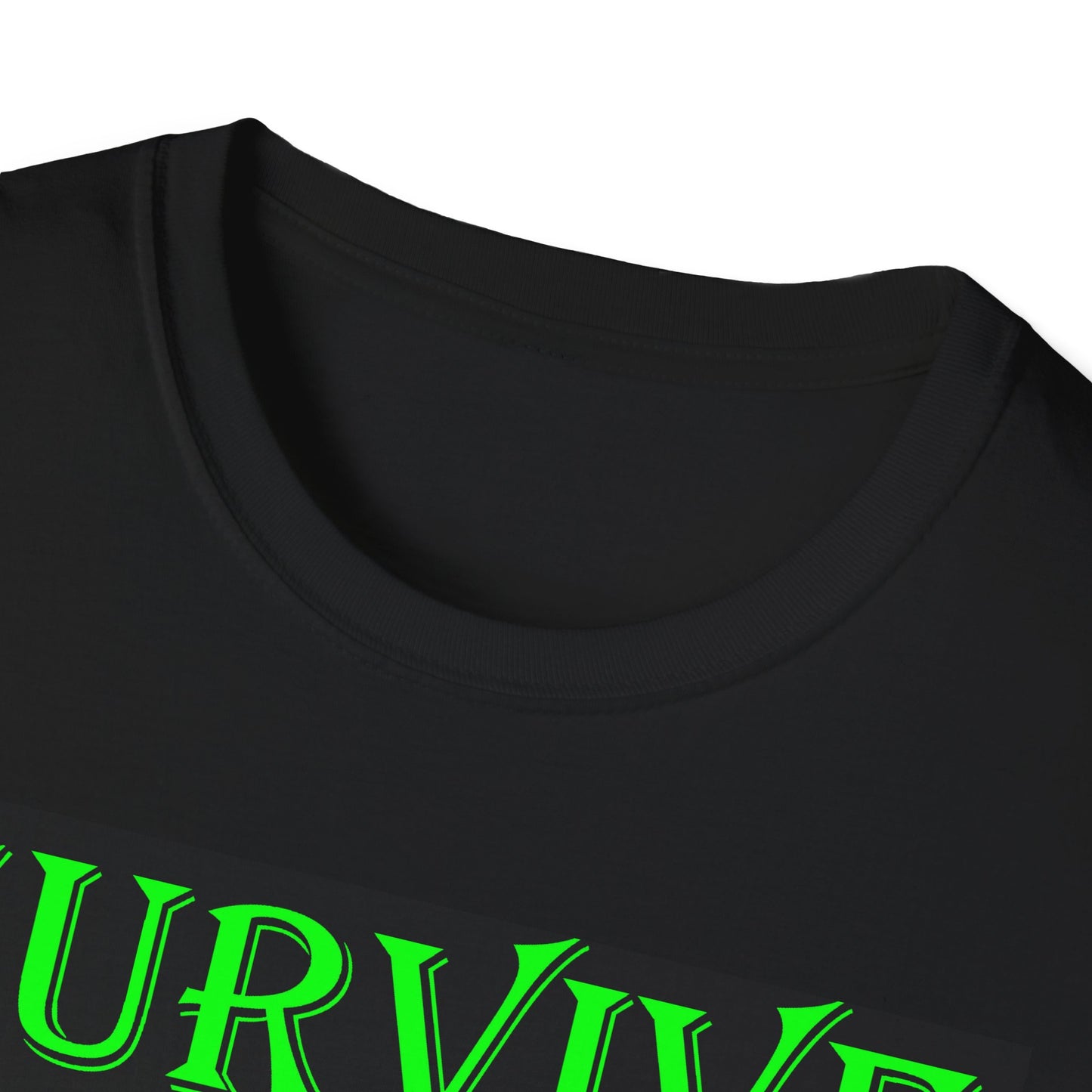 Princess Grace Survive Tiger Unisex Softstyle T-Shirt Cute Animal Graphic Tee for Nature Lovers
