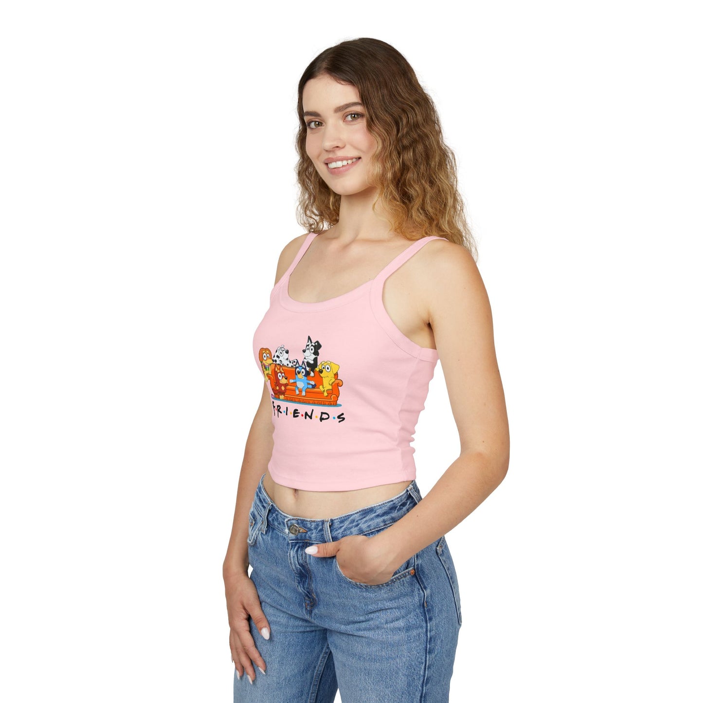 Princess Grace Bluey & Friends Women's Spaghetti Strap Tank Top