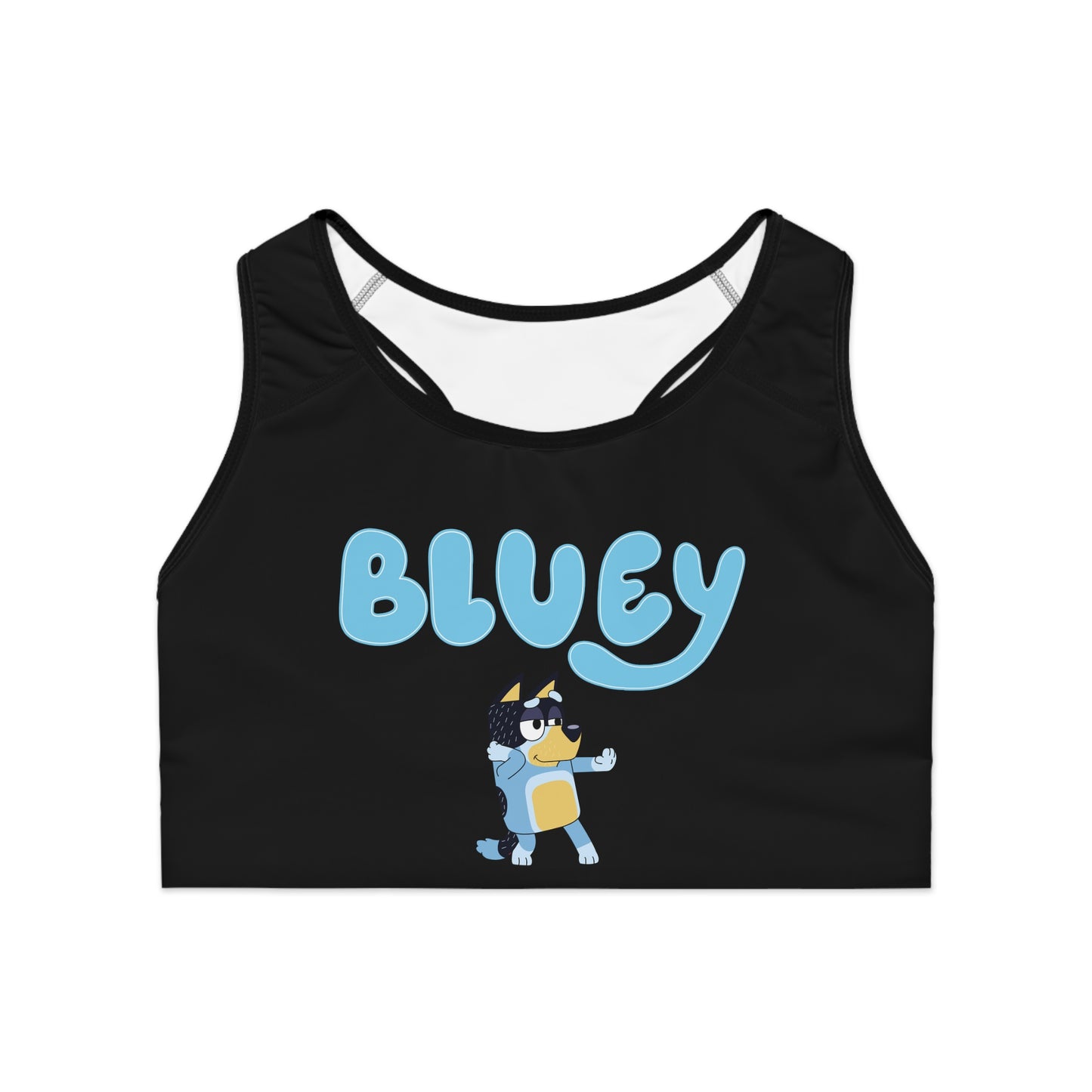 Princess Grace Bluey Sports Bra Fun & Comfortable Activewear