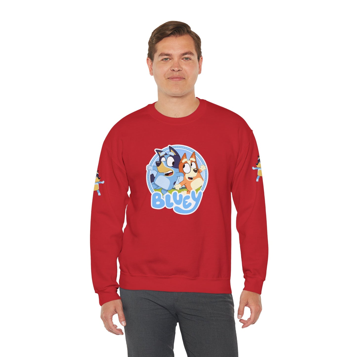 Princess Grace Bluey Friends Unisex Crewneck Sweatshirt Cozy Cartoon Apparel for Kids & Adults
