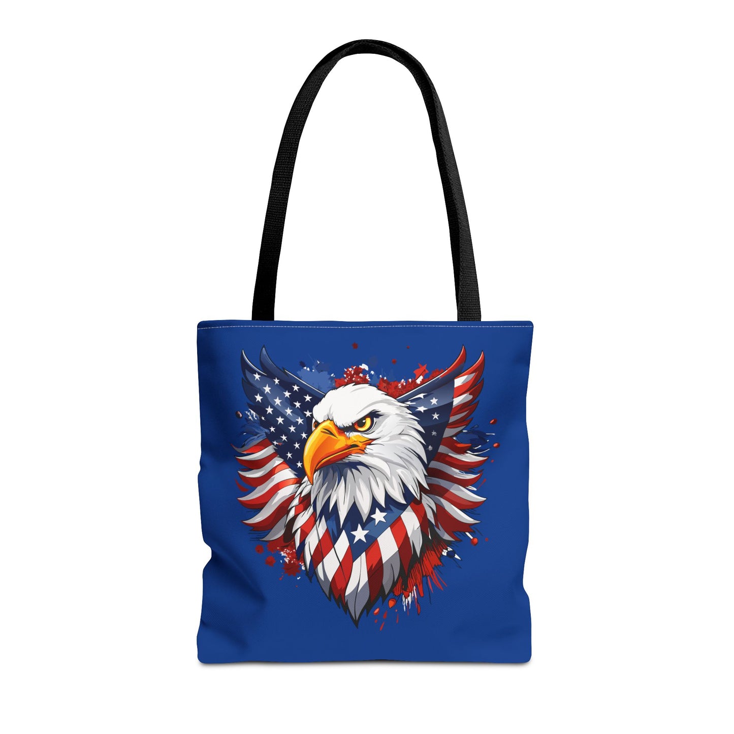 Princess Grace Patriotic Eagle Tote Bag USA Flag Design for Independence Day & Everyday Use