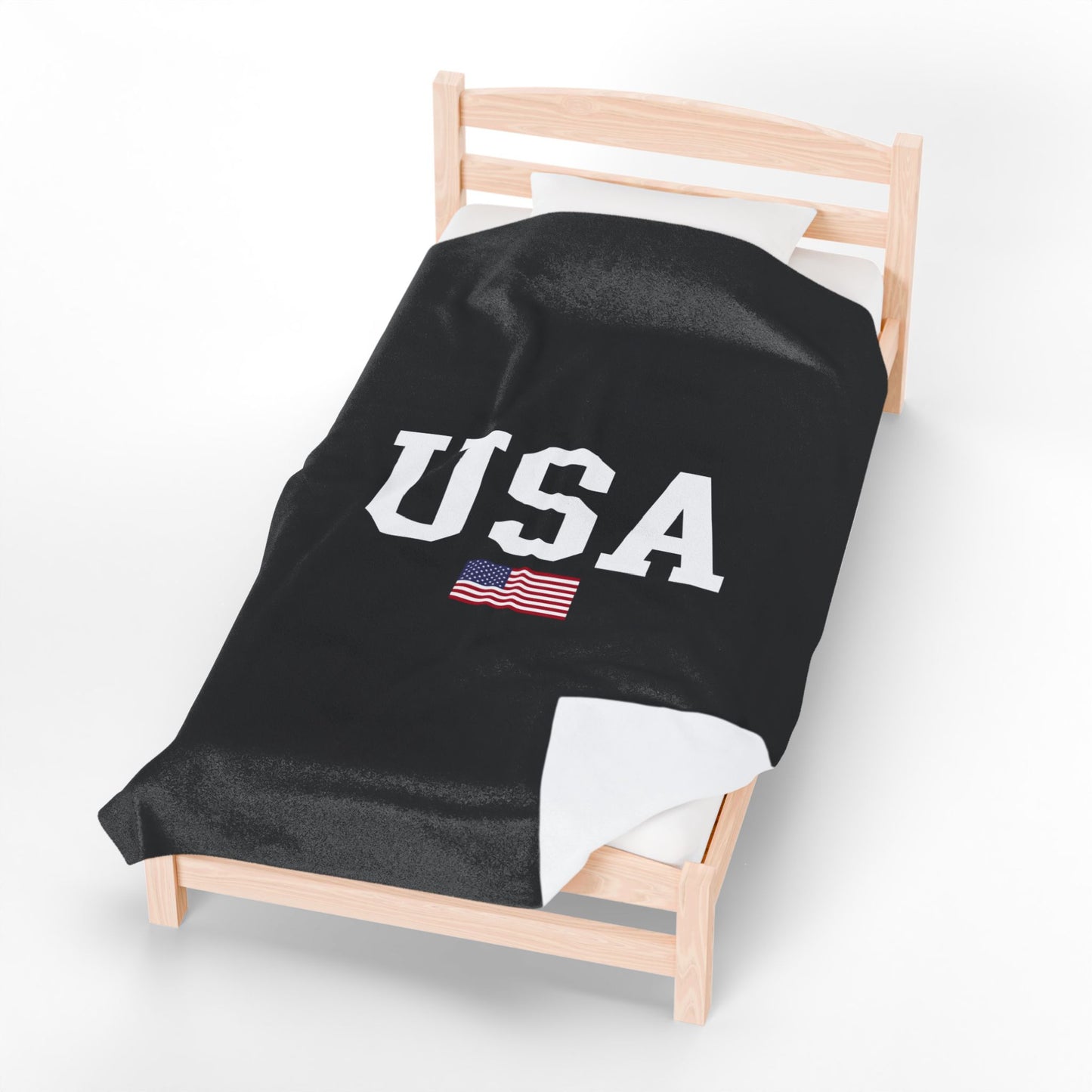 Princess Grace TEAM USA Velveteen Plush Blanket