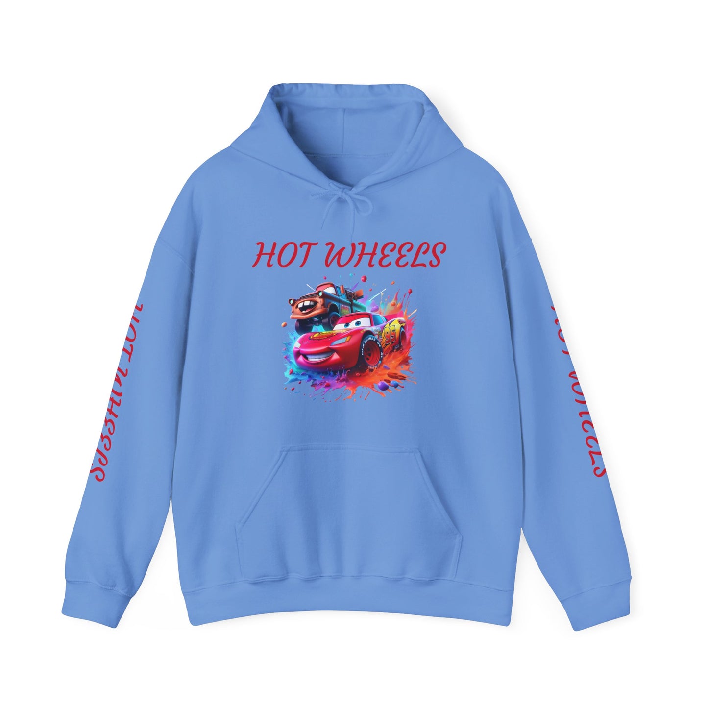 Princess Grace Hot Wheels Unisex Hoodie Retro Racing Design for Kids and Car Enthusiasts