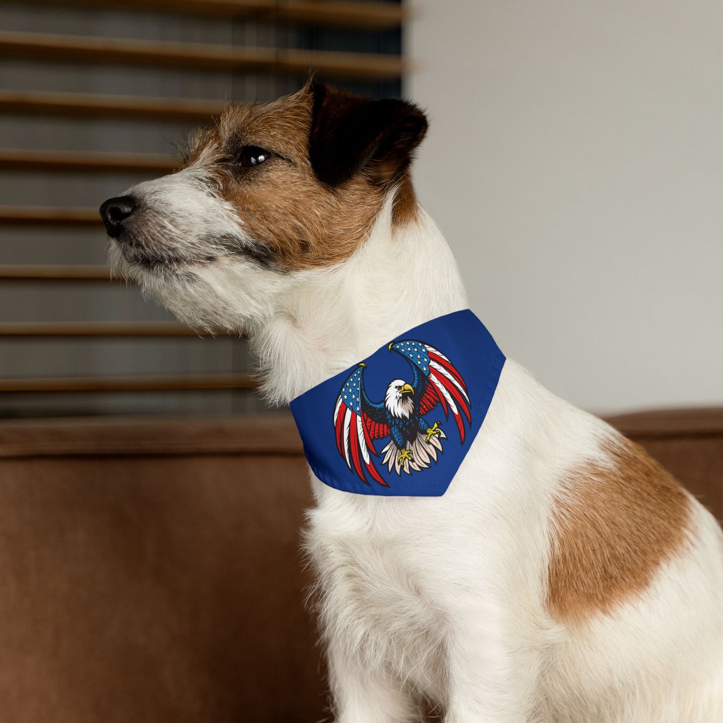 Princess Grace Patriotic Pet Bandana Collar Eagle Design for Dogs