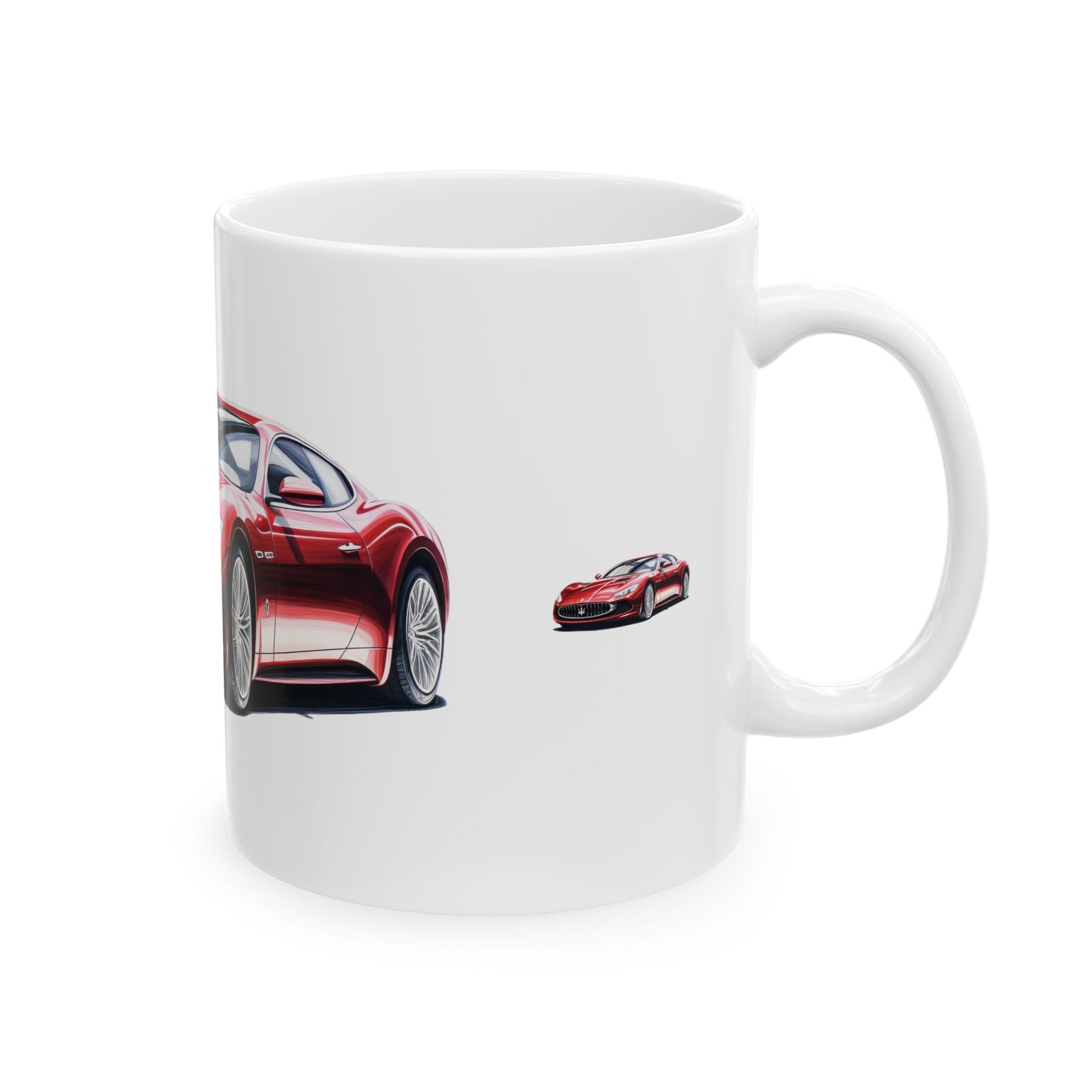 Princess Grace Luxury Sports Car Ceramic Mug Perfect for Car Enthusiasts, 11oz & 15oz Options