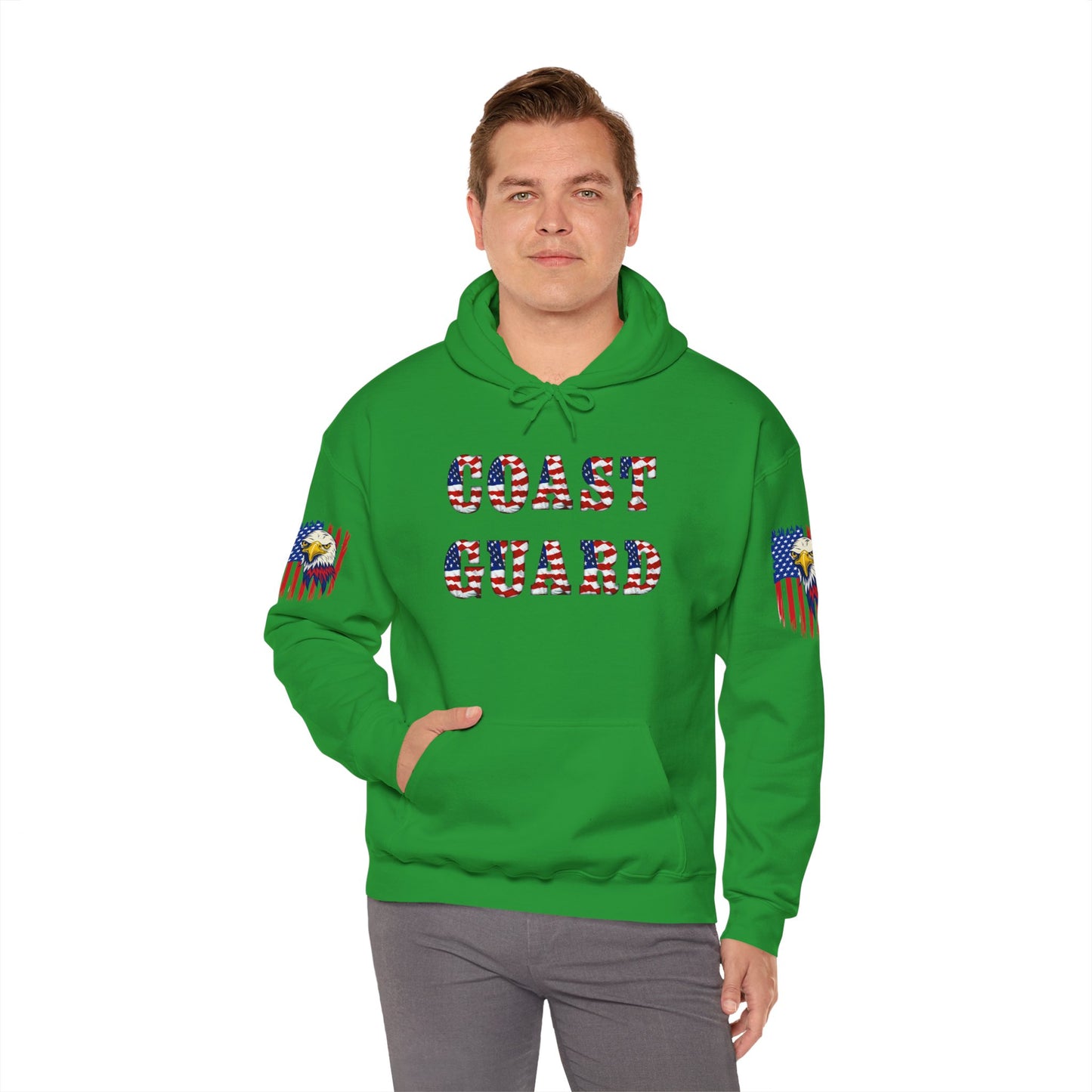 Princess Grace Patriotic Coast Guard Sweatshirt Unisex Heavy Blend Hoodie