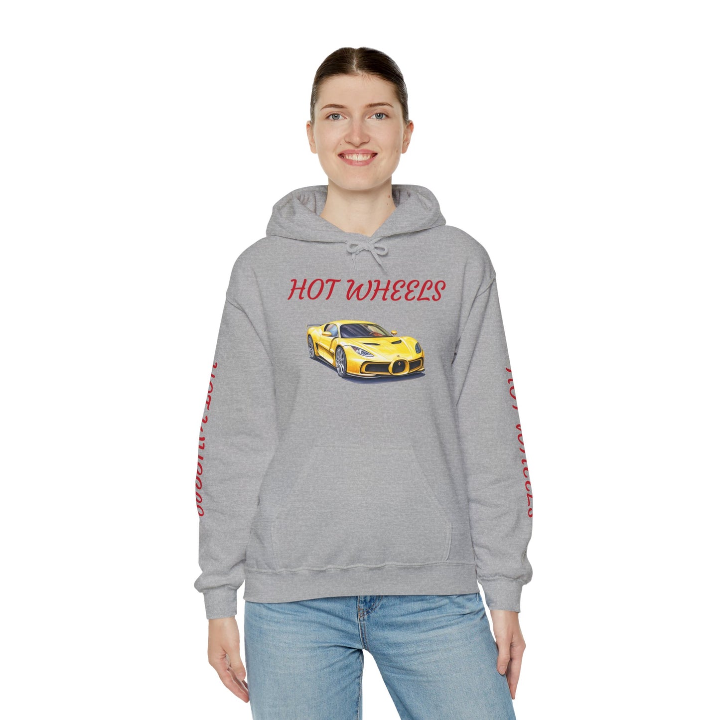 Princess Grace Hot Wheels Unisex Hooded Sweatshirt Racing Style for Car Enthusiasts