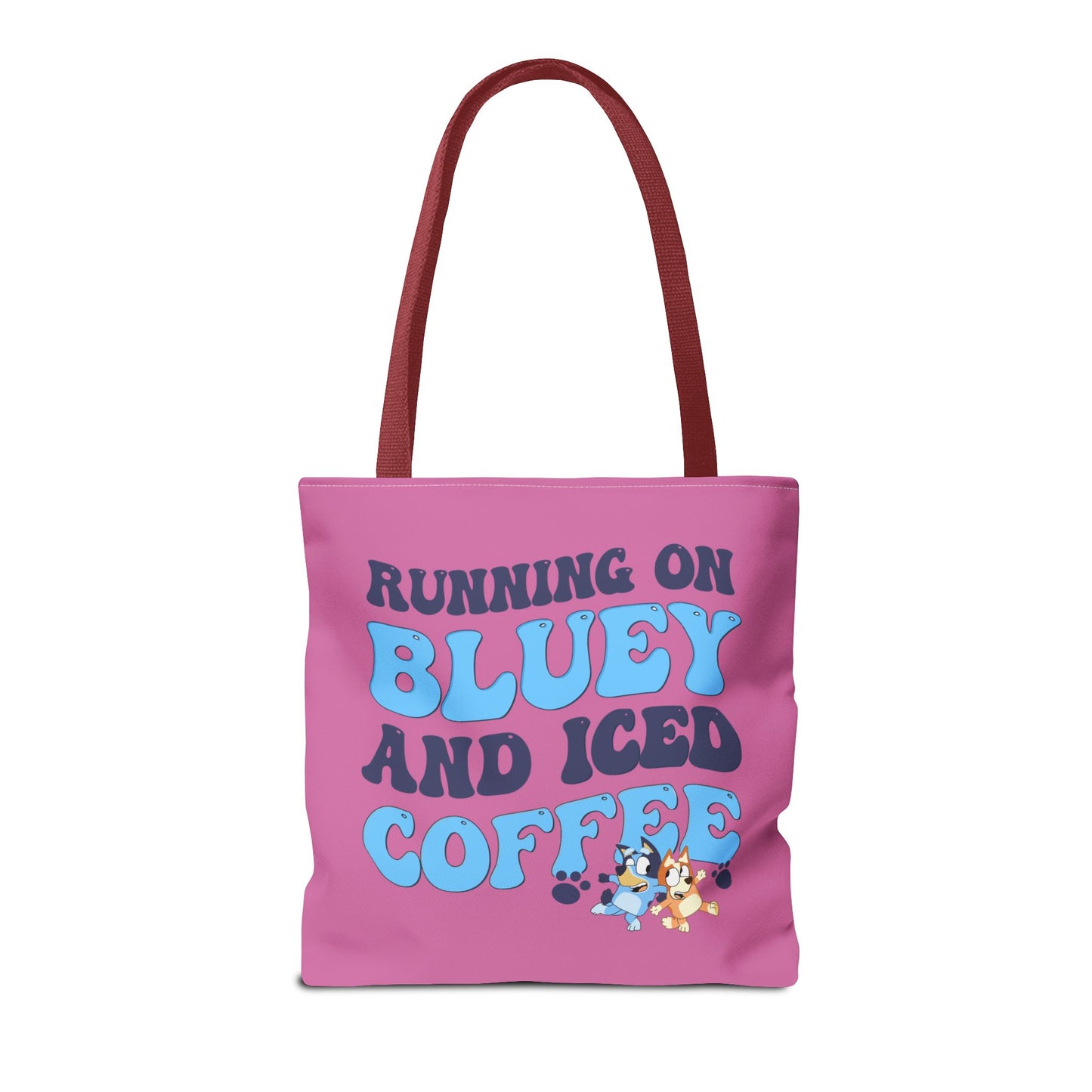 Princess Grace Cute Bluey Coffee Tote Bag Perfect for Dog Lovers & Coffee Enthusiasts