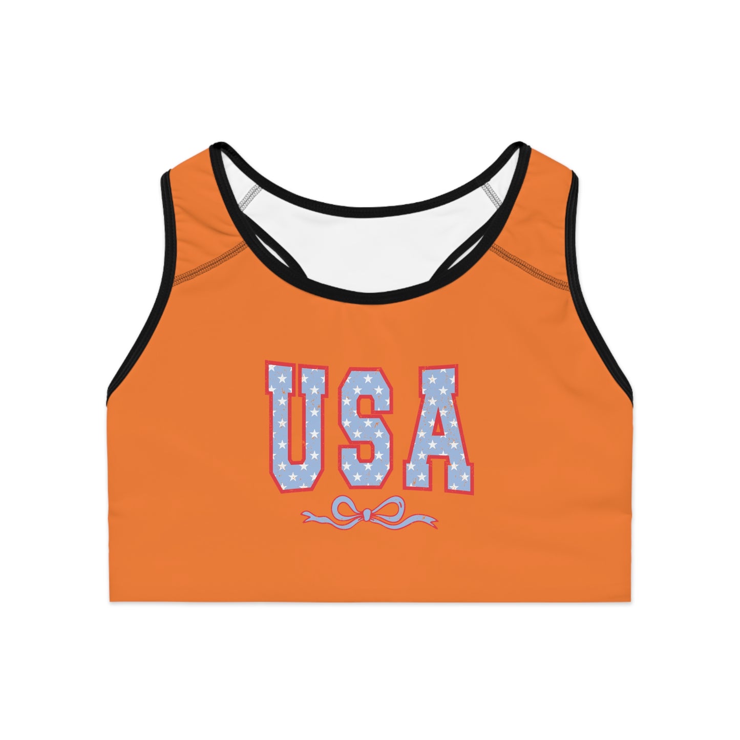 Princess Grace USA Stars Sports Bra Bright Crusta Athletic Top