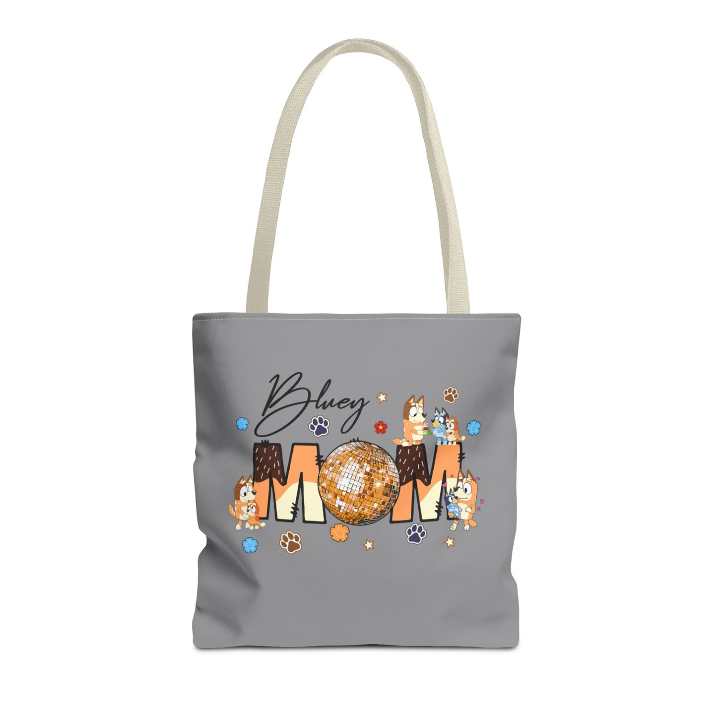 Princess Grace Bluey Mom Tote Bag Stylish Pet Lover Gift with Fun Design