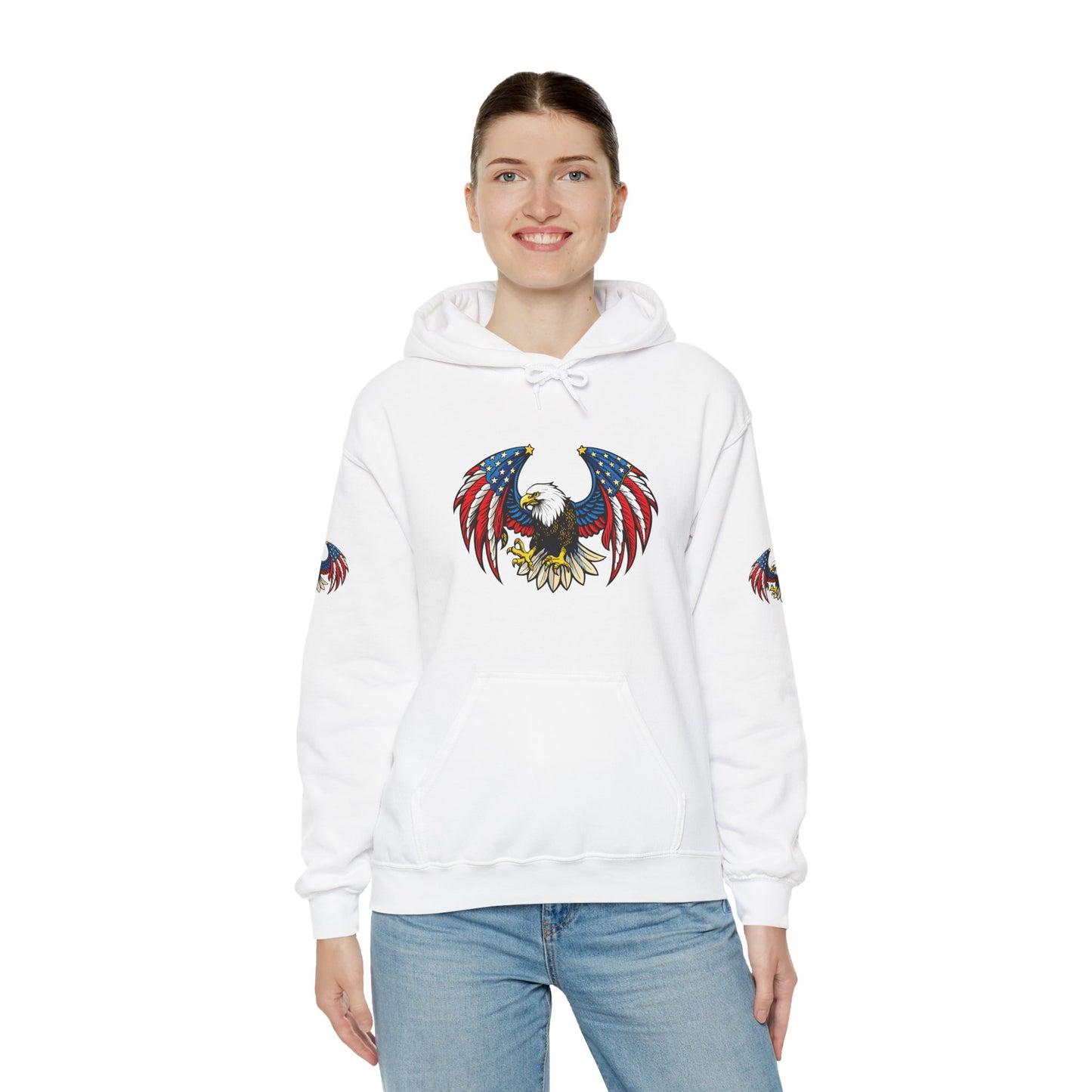 Princess Grace American Eagle Emblem Patriotic Unisex Hoodie