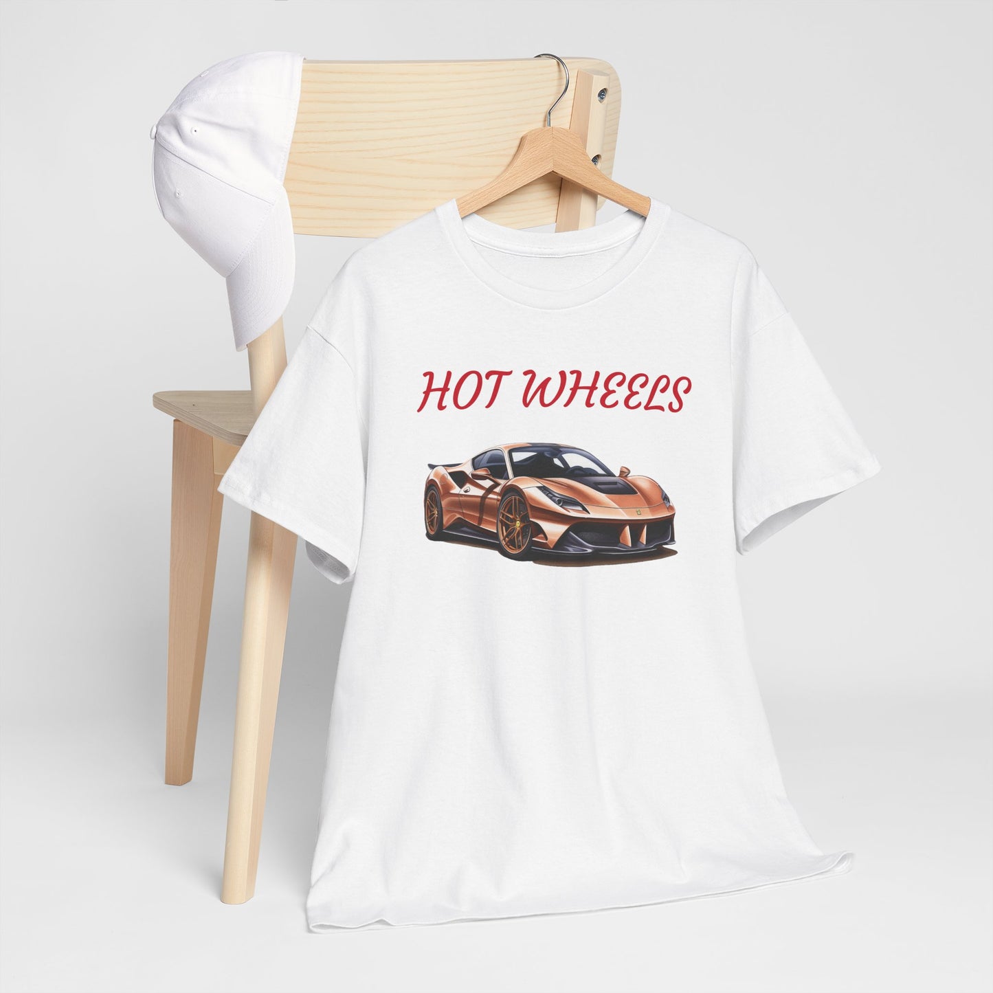 Princess Grace Hot Wheels Unisex Heavy Cotton Tee Retro Car Graphic T-Shirt for Automotive Enthusiasts