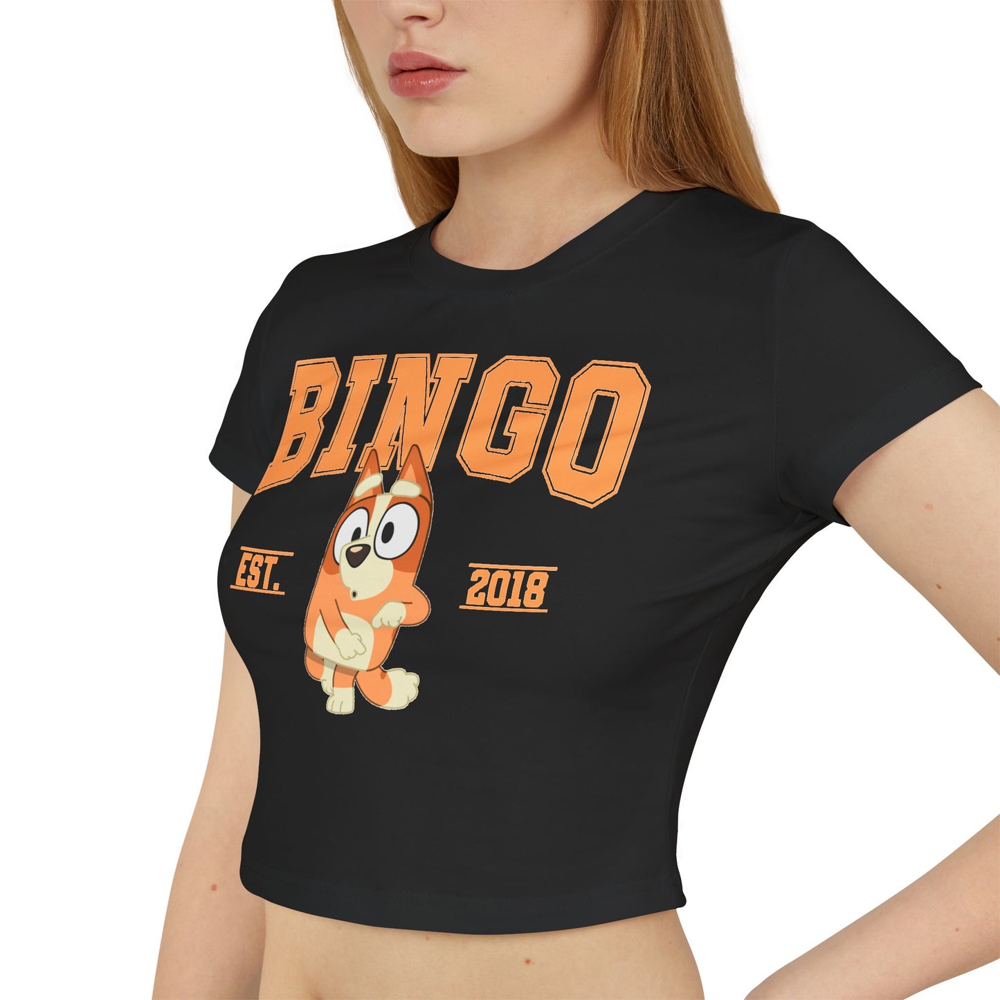 Princess Grace Bluey Cute Bingo & Bluey Graphic Baby Tee