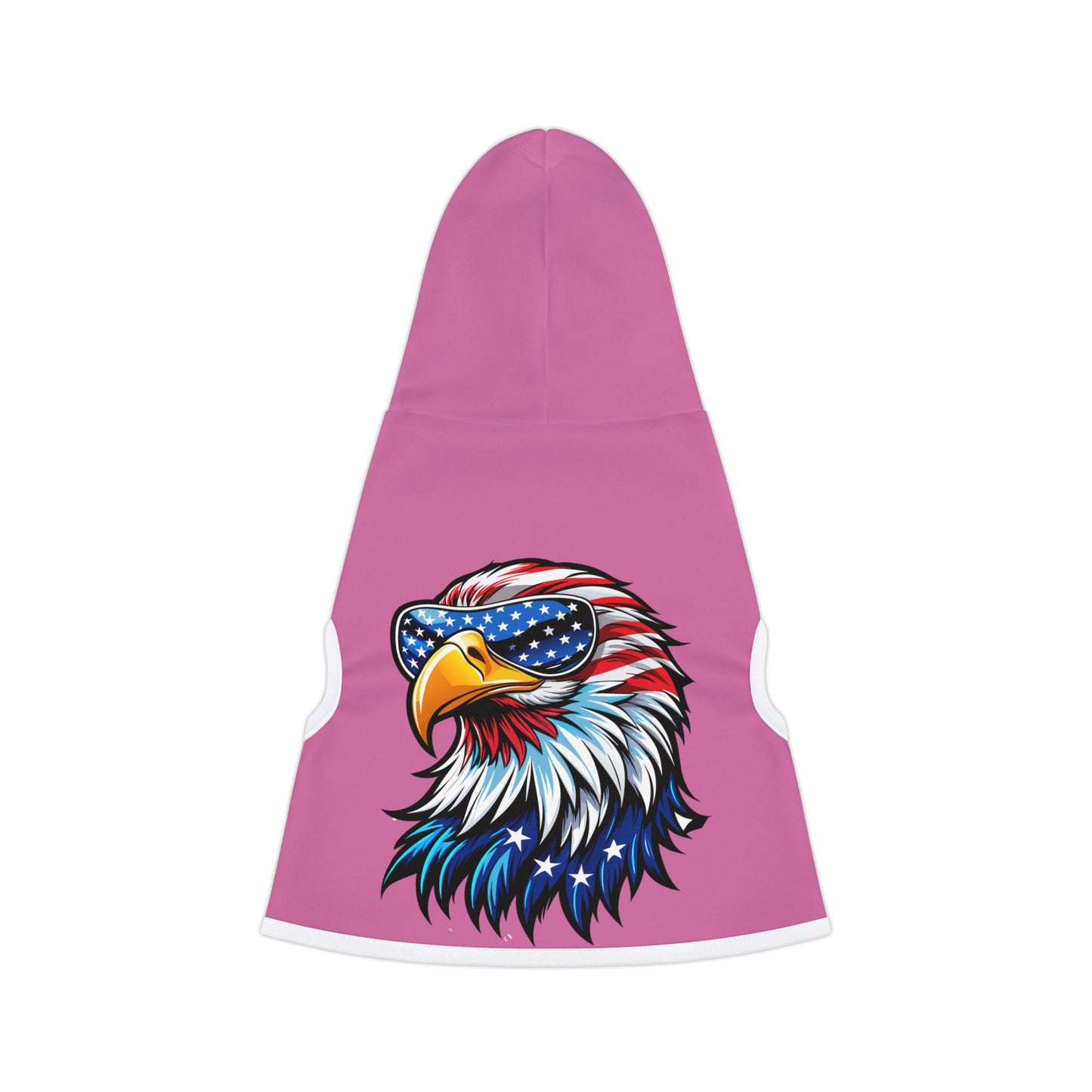 Princess Grace Patriotic Eagle Pet Hoodie Stylish Comfort for Your Furry Friend