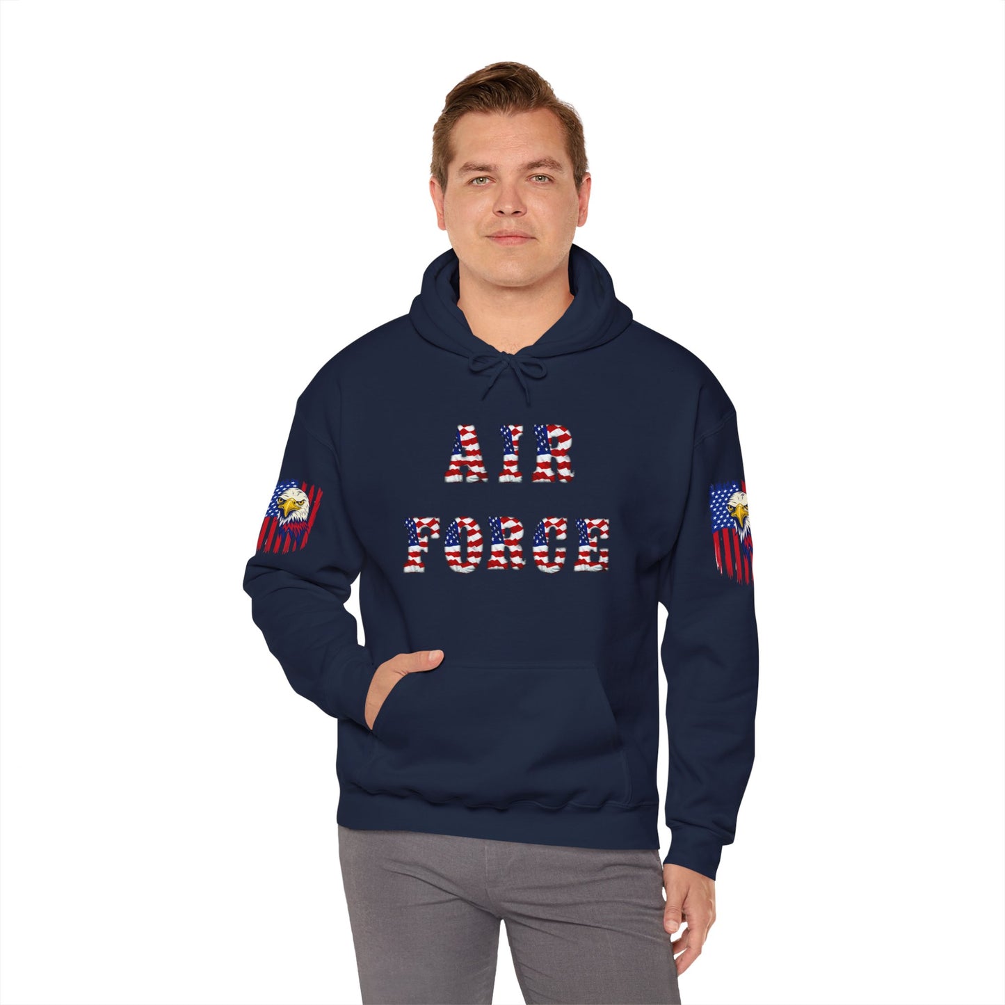 Princess Grace Unisex Air Force Hoodie with Eagle Design