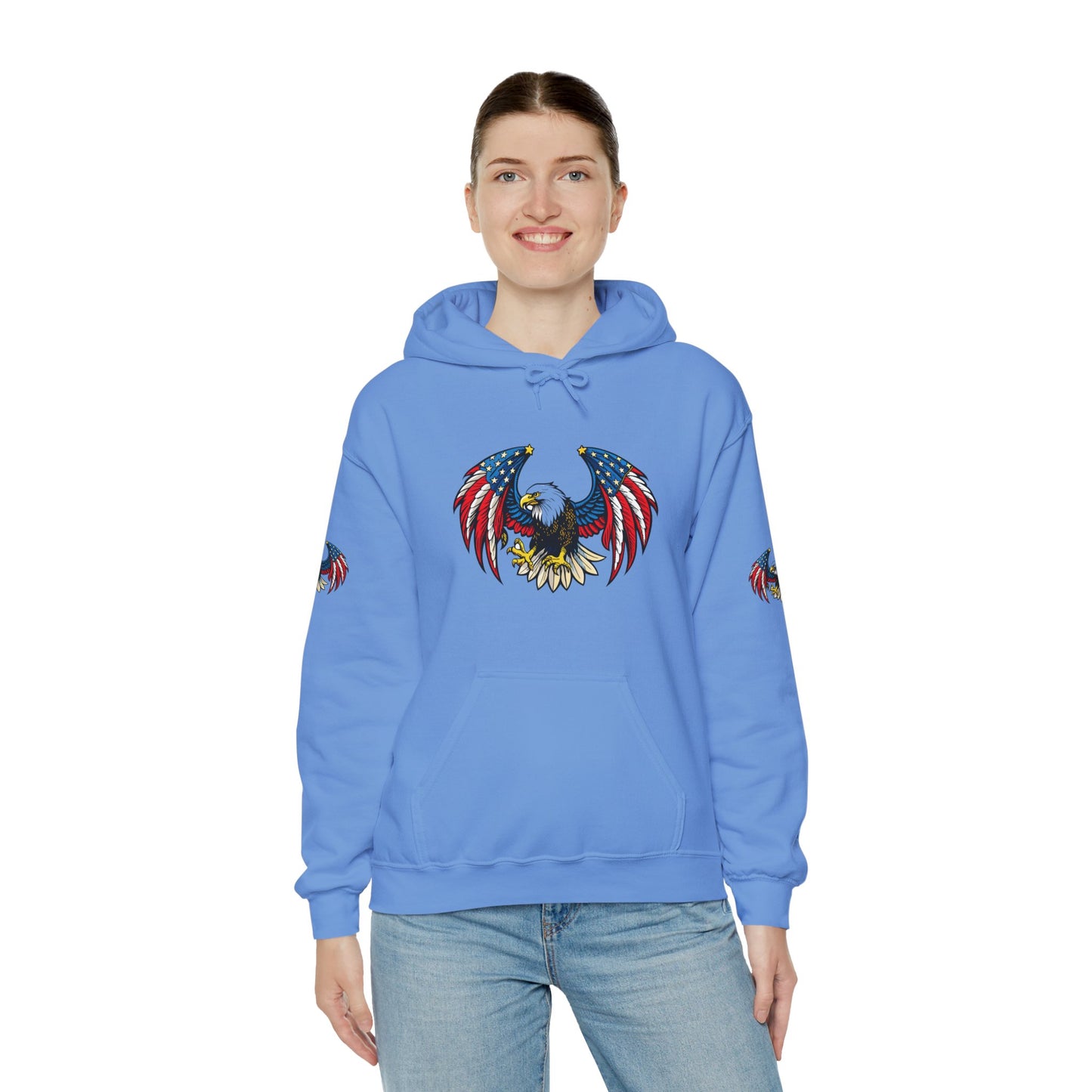 Princess Grace American Eagle Emblem Patriotic Unisex Hoodie