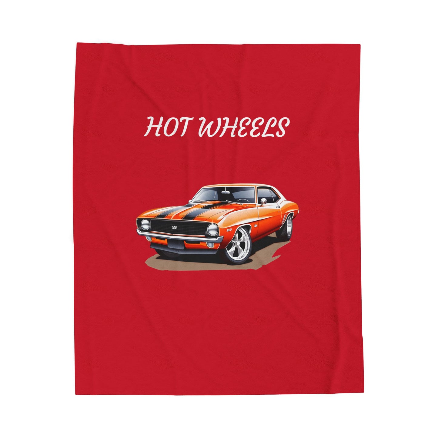 Princess Grace Hot Wheels Velveteen Plush Blanket Cozy Car Throw for Racing Fans