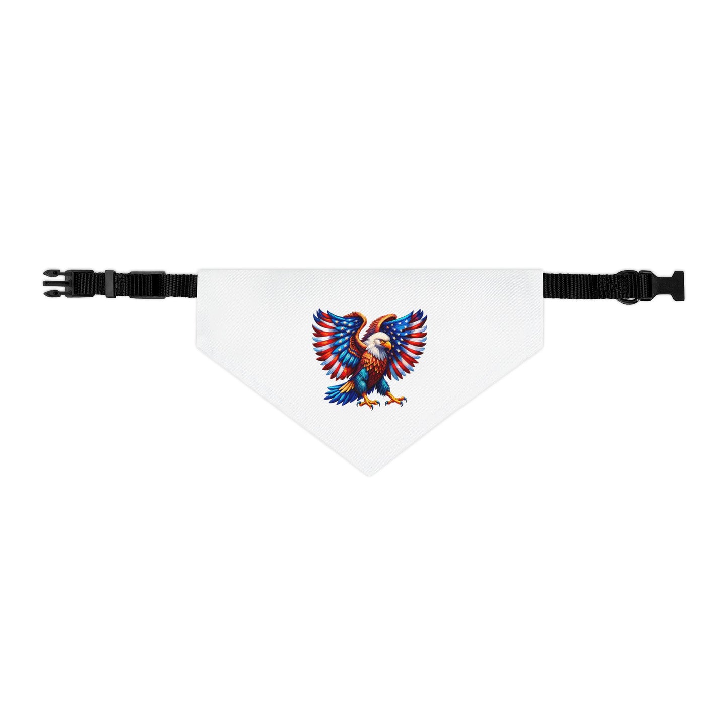 Princess Grace Patriotic Eagle Pet Bandana Collar Perfect for Celebrations