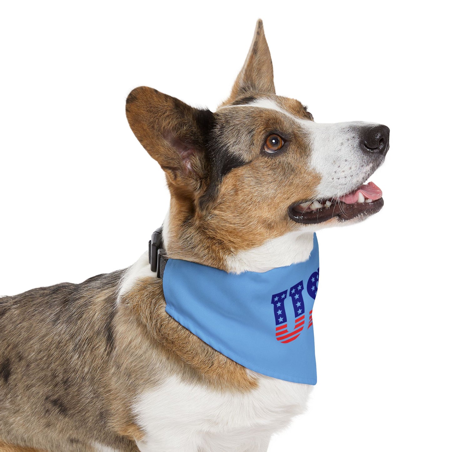 Princess Grace Patriotic Pet Bandana Collar USA Flag Design for Dogs